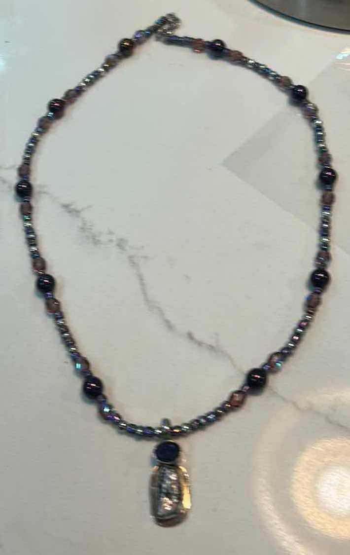 Photo 1 of FINE JEWELRY- STERLING SILVER ASSORTMENT, 2 NECKLACES AND 1 EARRINGS