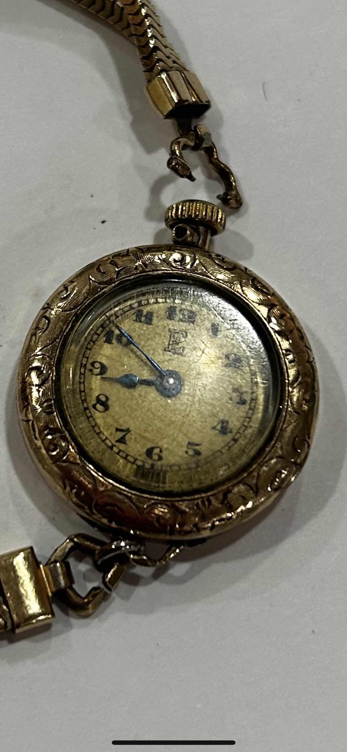 Photo 1 of WOMENS VINTAGE SADA WATCH COMPANY SWITZERLAND 14K GOLD FILLED WATCH