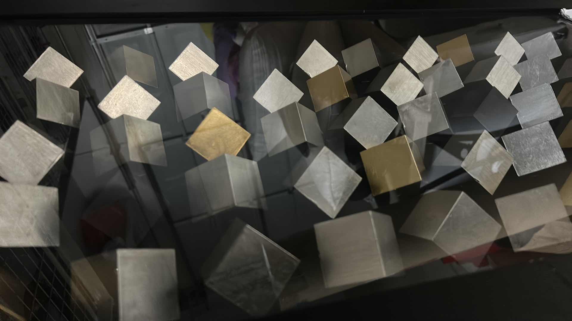 Photo 1 of WALL ART - Z GALLERIE MODERN CUBIC DISPLAY SHADOW BOX 63” x 23.5”