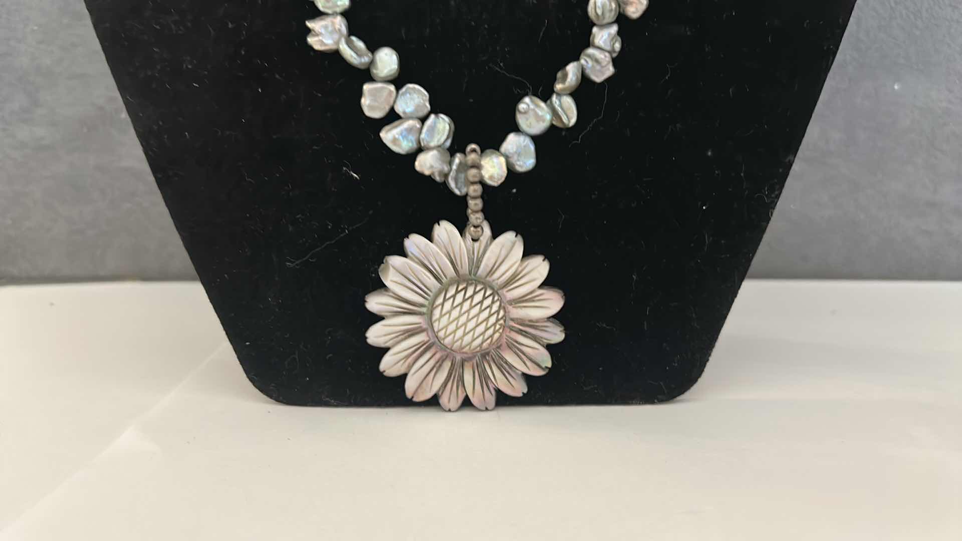 Photo 1 of 3 - VERY UNIQUE NATURAL STONE AND PEARL NECKLACES