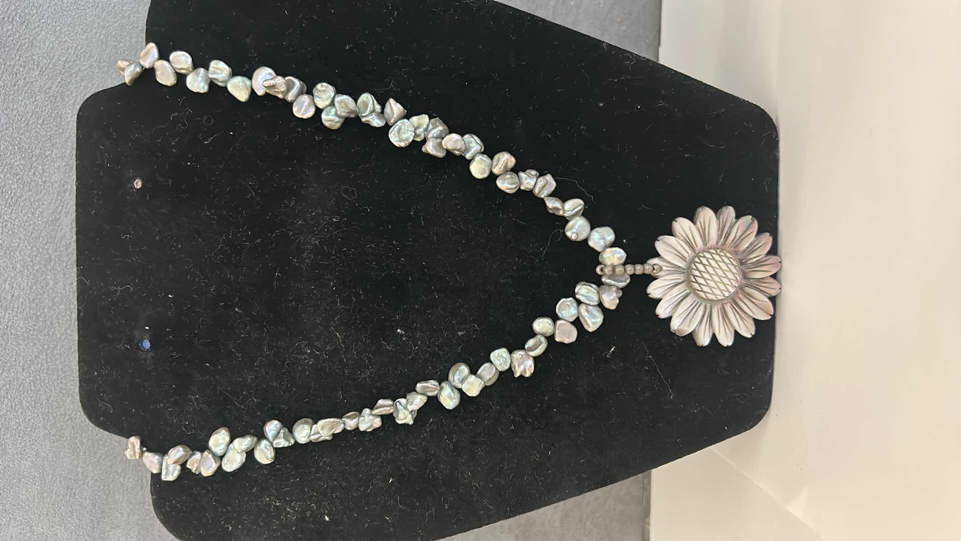 Photo 1 of 3 - VERY UNIQUE NATURAL STONE AND PEARL NECKLACES