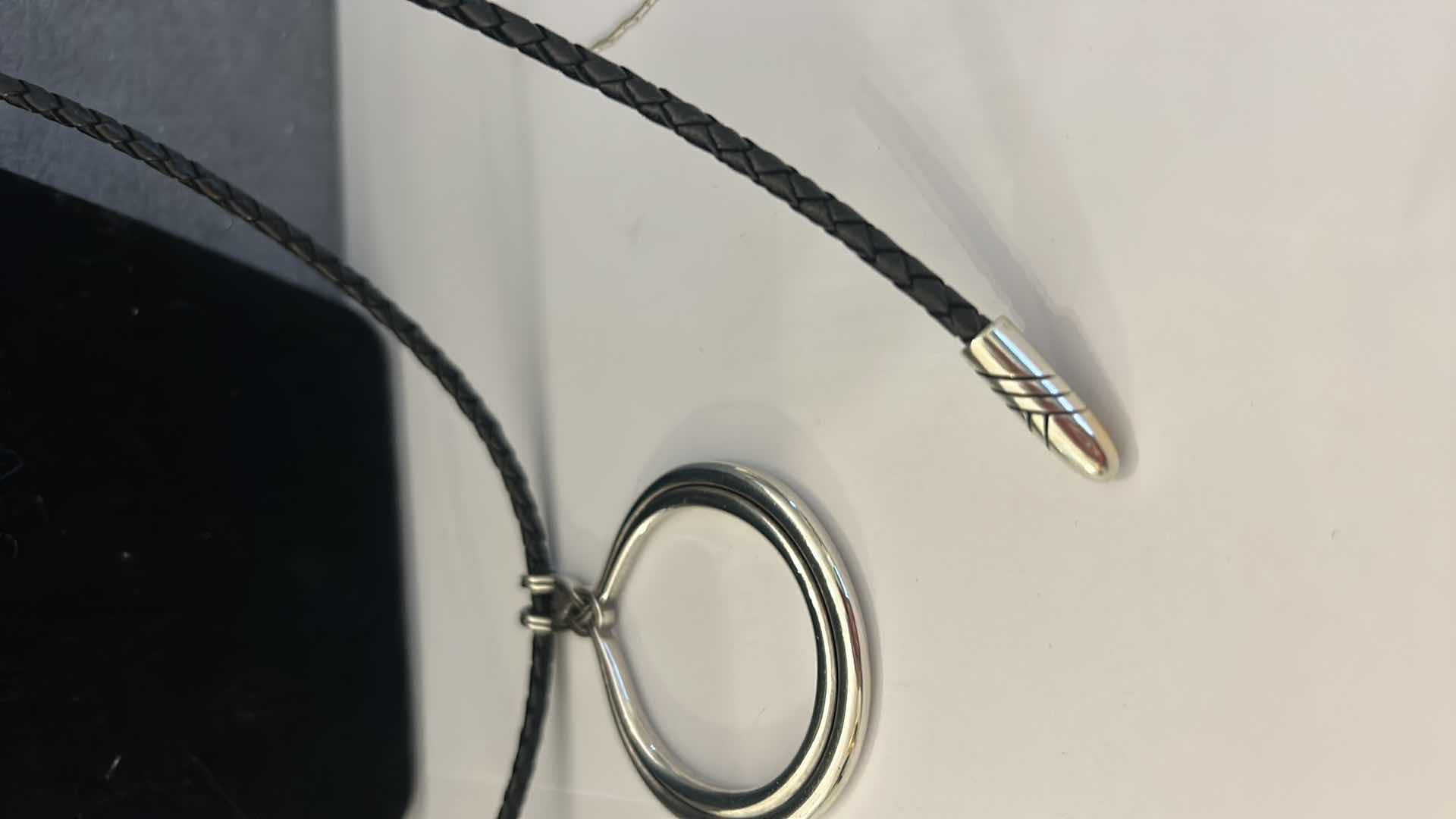 Photo 4 of BRIGHTON LARIAT ADJUSTABLE NECKLACE, BRIGHTON LEATHER AND SILVER LIPSTICK CASE AND SILVER CHAIN