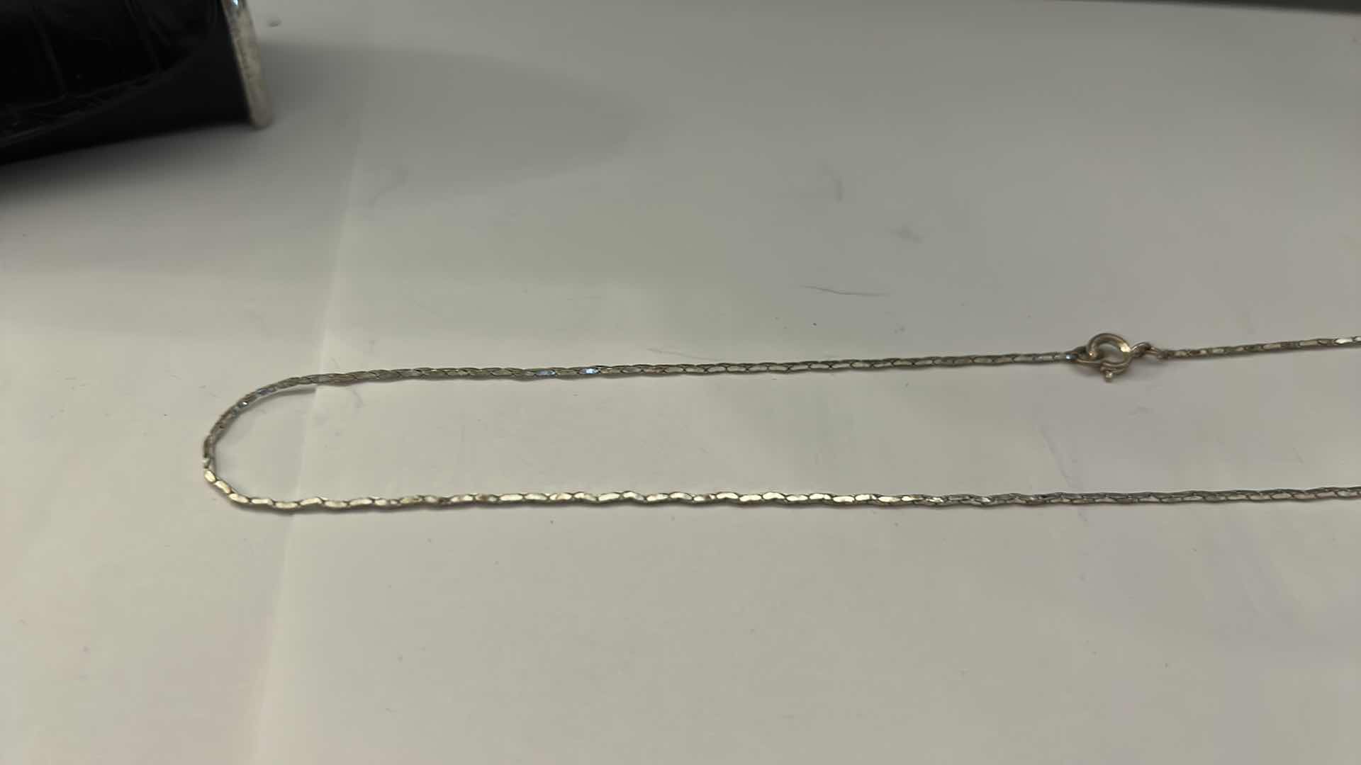 Photo 1 of BRIGHTON LARIAT ADJUSTABLE NECKLACE, BRIGHTON LEATHER AND SILVER LIPSTICK CASE AND SILVER CHAIN