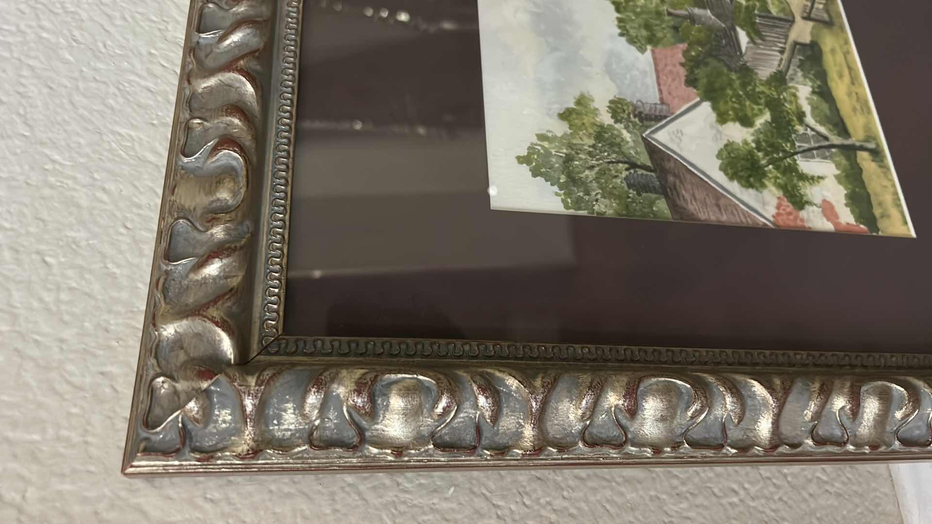 Photo 1 of WALL DECOR- SIGNED DATED WATER COLOR, “TAN YARD BASSINGBOURN” BY MS DAY 1909, FRAMED ARTWORK 14” x 17”