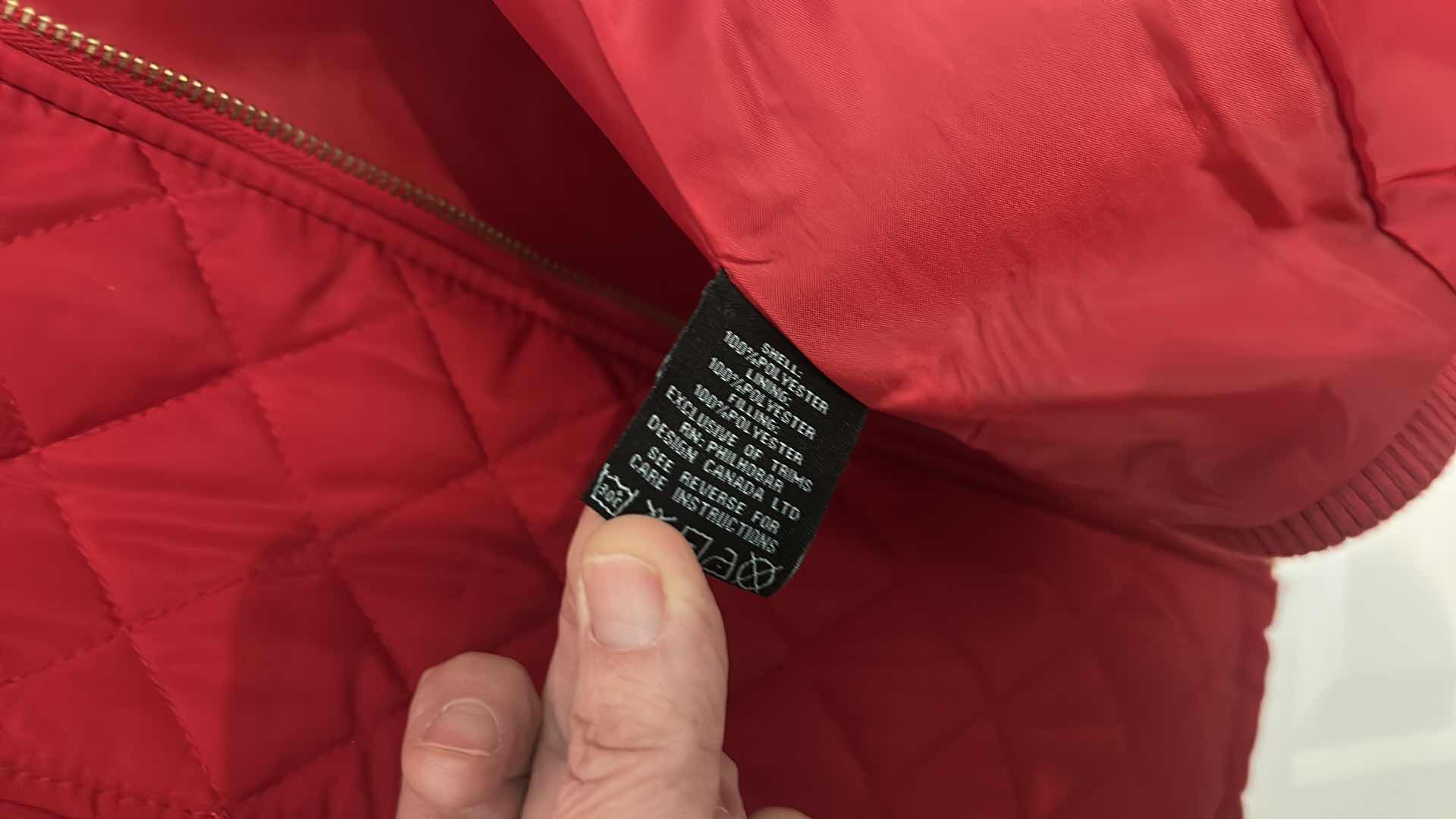 Photo 1 of WOMENS RED CYNTHIA ROWLEY VEST SIZE MED