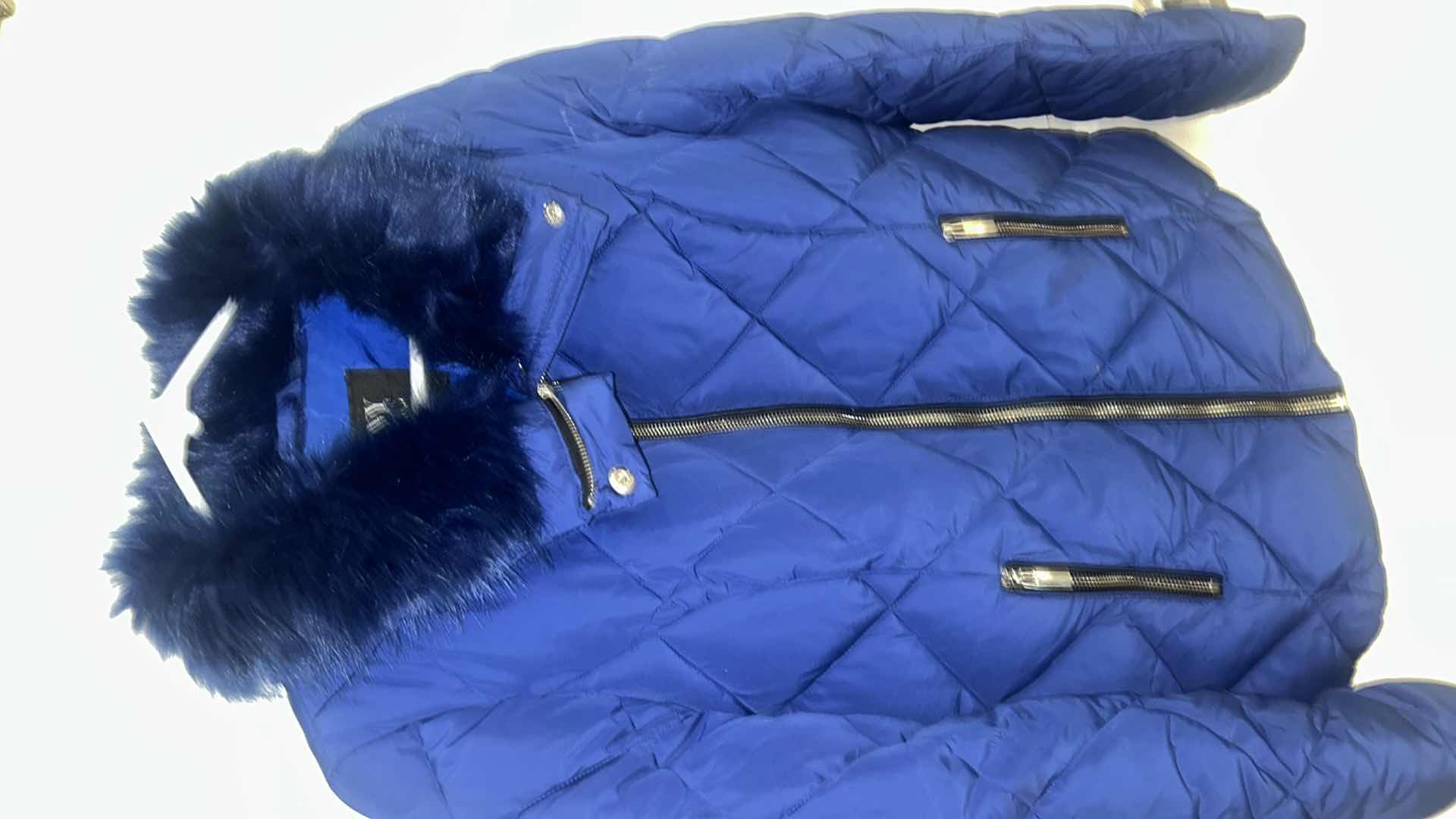 Photo 1 of WOMENS BLUE NY&C ZIP UP JACKET SIZE MED