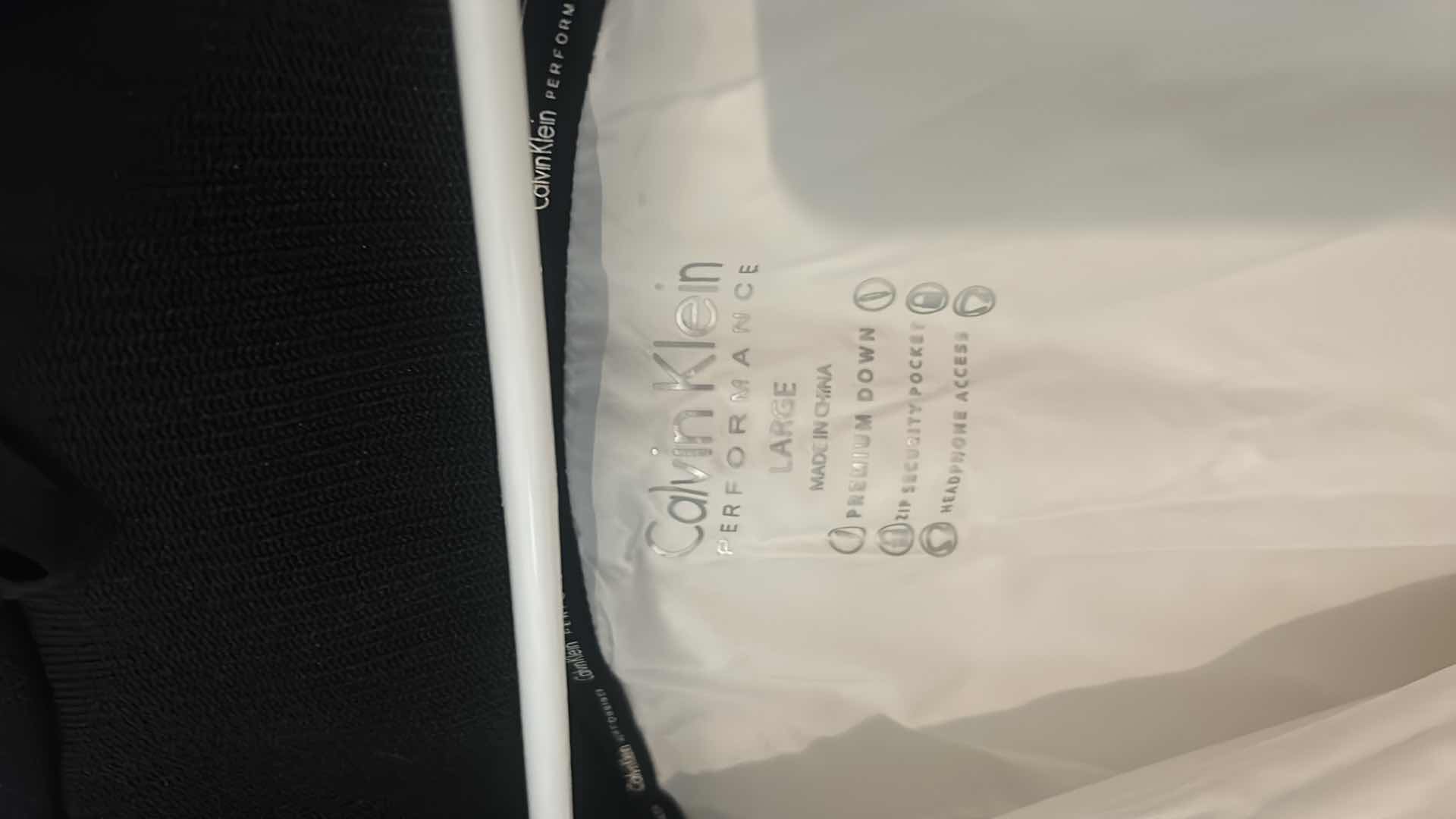 Photo 1 of WOMENS CALVIN KLEIN BLACK AND WHITE VEST SIZE LARGE