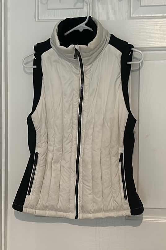 Photo 1 of WOMENS CALVIN KLEIN BLACK AND WHITE VEST SIZE LARGE
