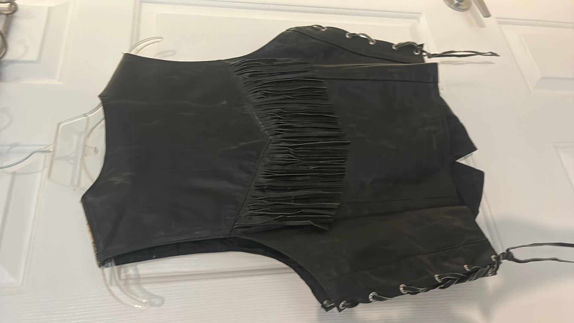 Photo 5 of LEATHER AND SNAKESKIN VEST M/L