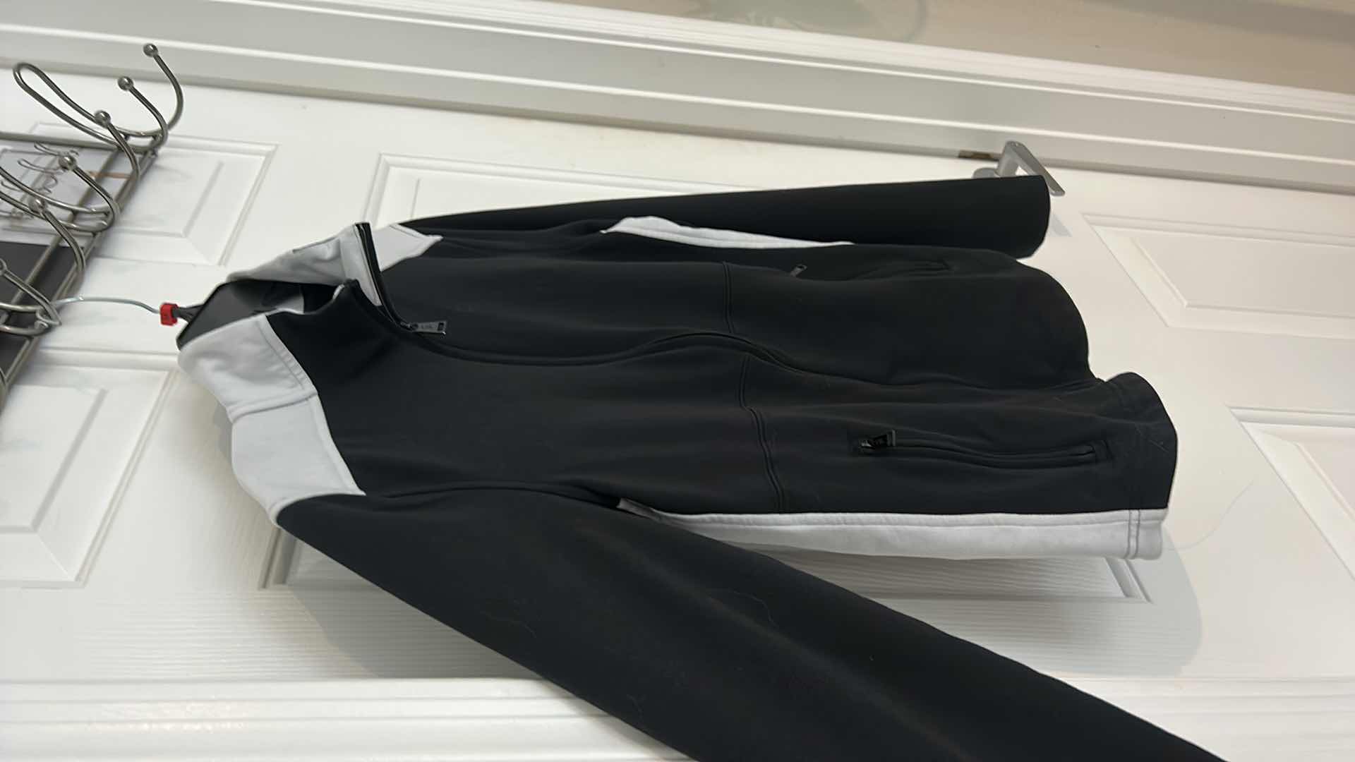 Photo 1 of WOMENSWEAR- RALPH LAUREN BLACK AND WHITE ZIP UP JACKET SIZE MED