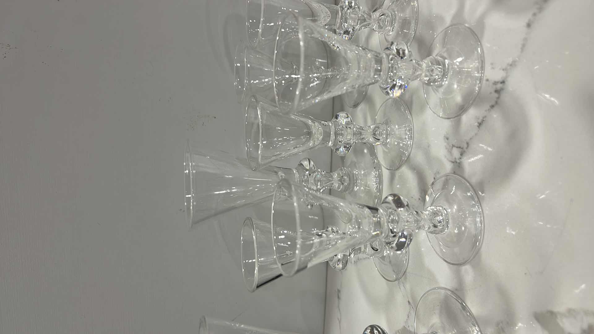 Photo 1 of 12 PIECE CRYSTAL STEMWARE ASSORTMENT