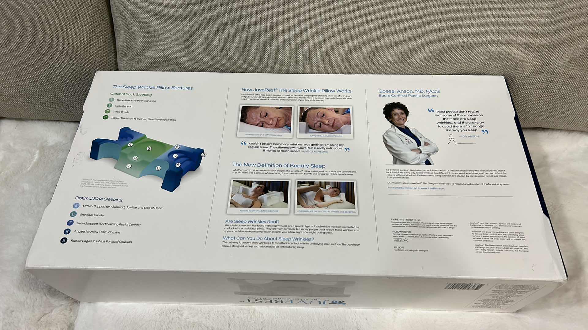 View 3 of JUVEREST - THE SLEEP WRINKLE PILLOW. THE NEW DEFINITION OF BEAUTY SLEEP