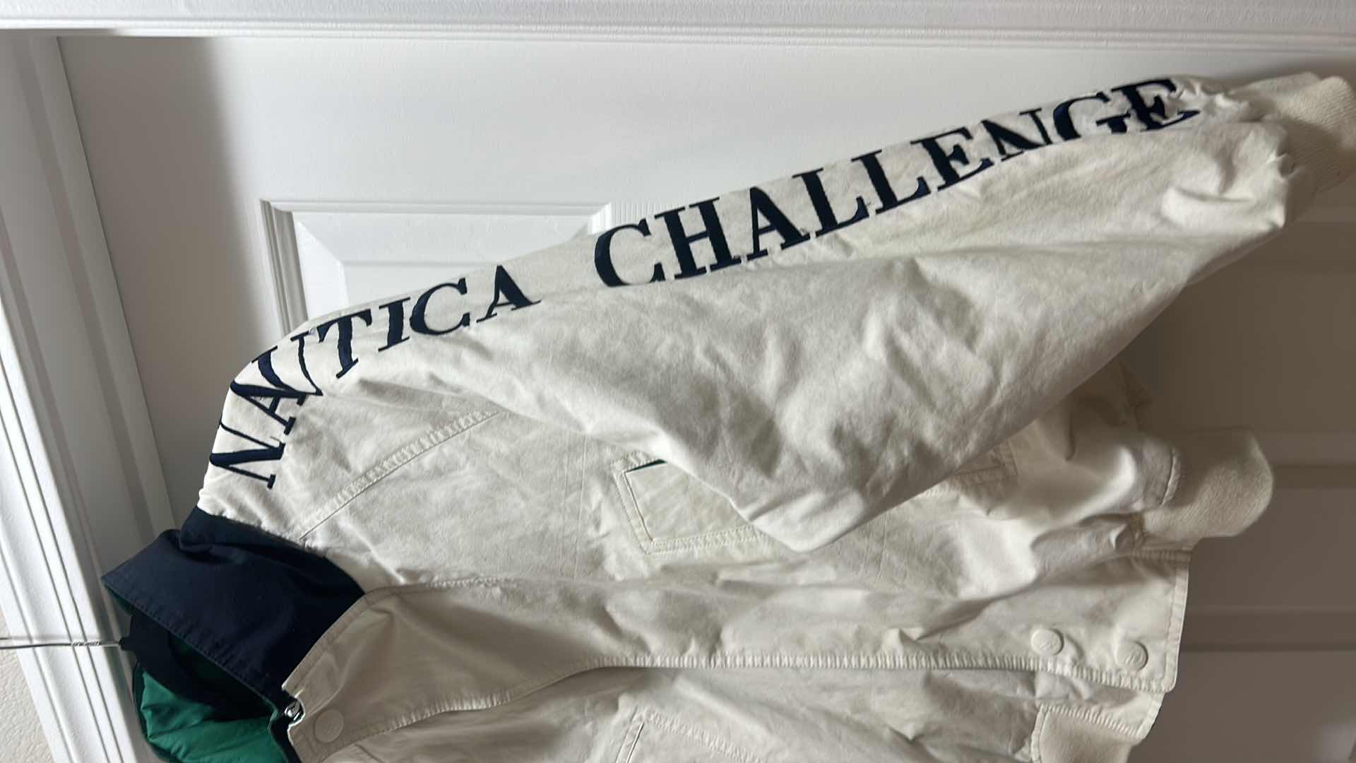 Photo 3 of MENSWEAR- NAUTICA MENS ZIP UP JACKET WITH HOOD IN COLLAR SIZE MED