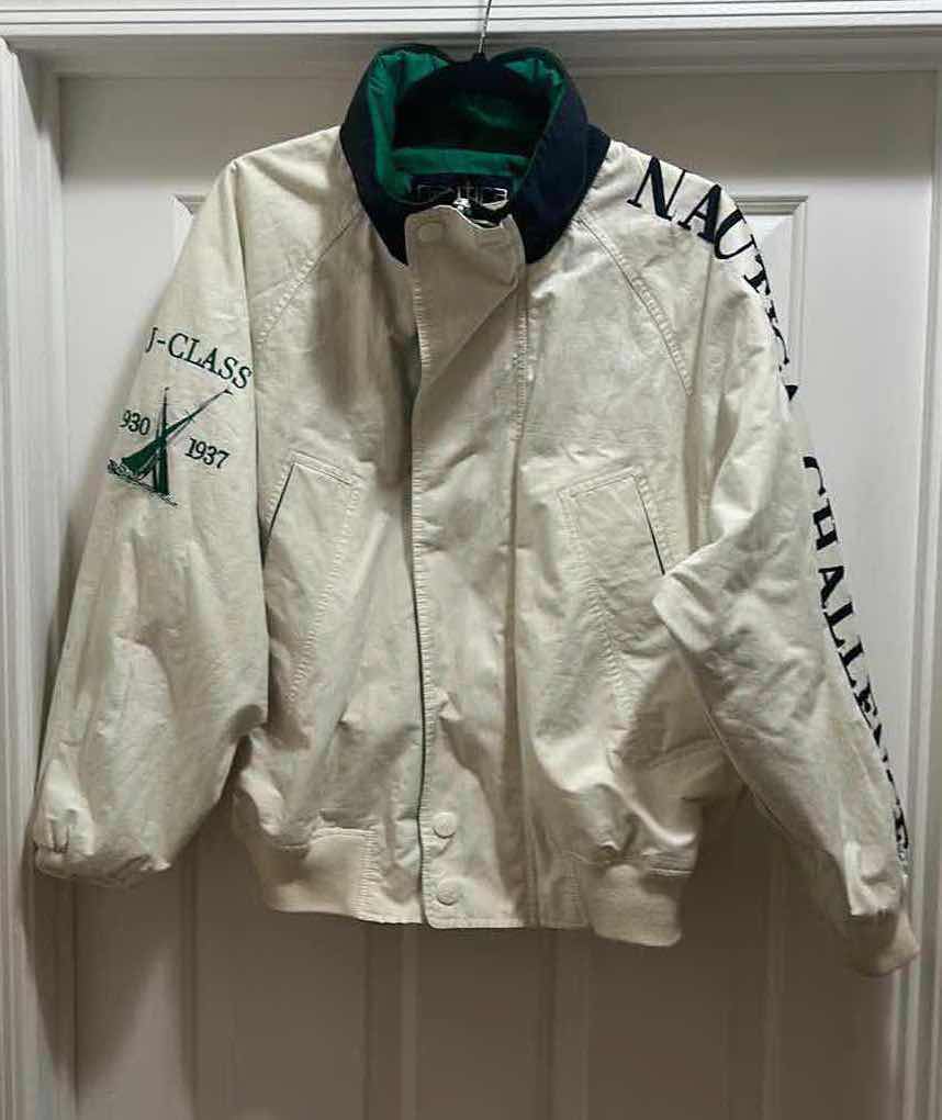 Photo 9 of MENSWEAR- NAUTICA MENS ZIP UP JACKET WITH HOOD IN COLLAR SIZE MED