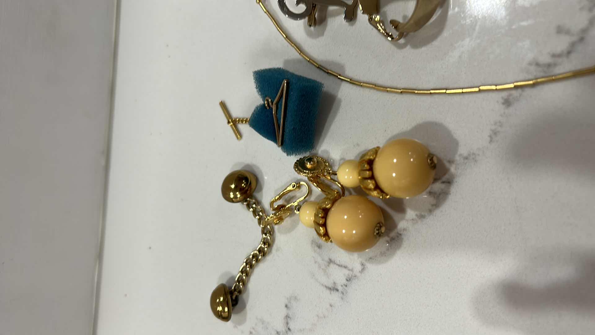 Photo 8 of MISC COSTUME JEWELRY ASSORTMENT AND MENS BULOVA WATCH (NEEDS BATTERY)