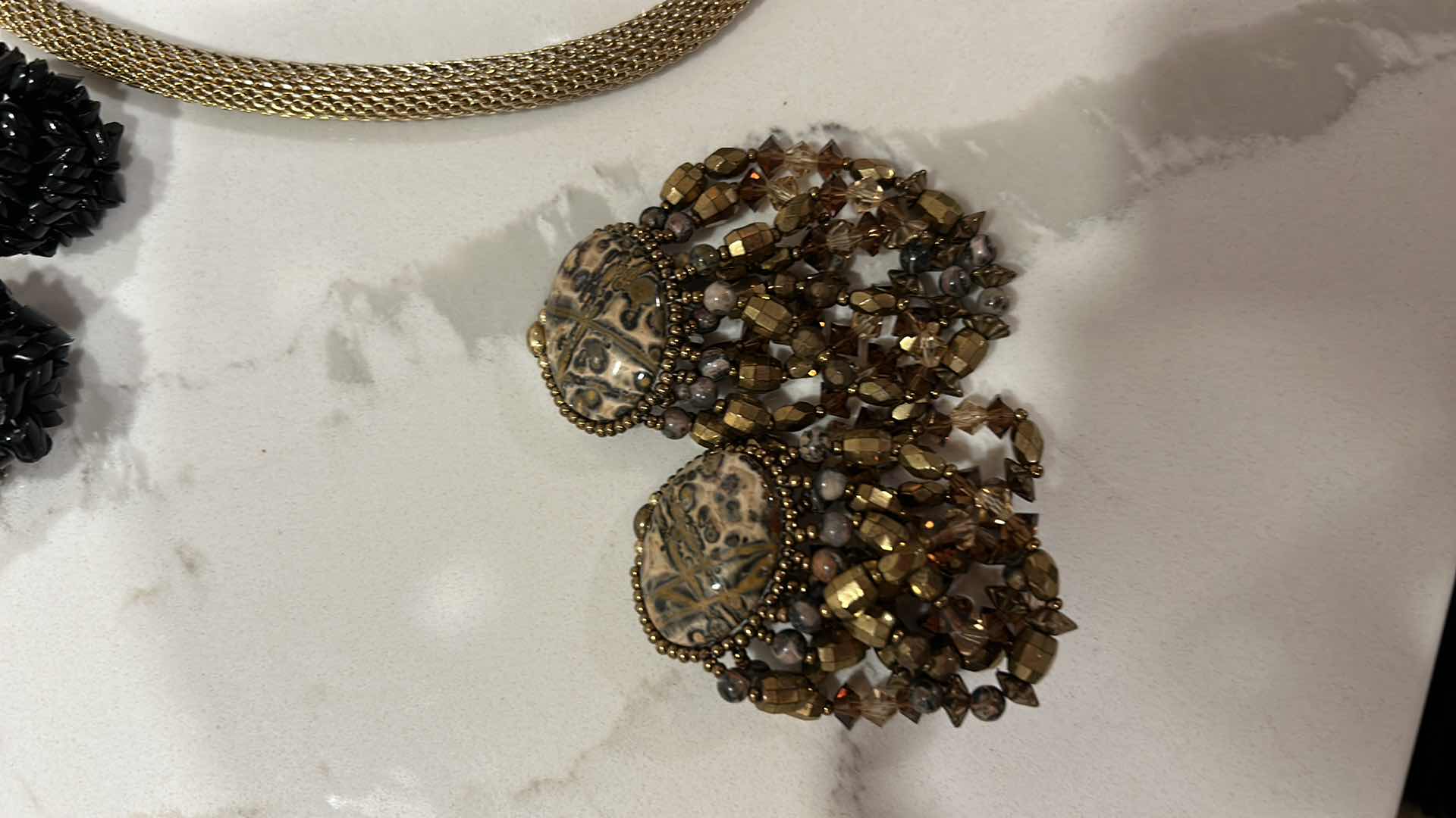 Photo 2 of MISC COSTUME JEWELRY ASSORTMENT AND MENS BULOVA WATCH (NEEDS BATTERY)