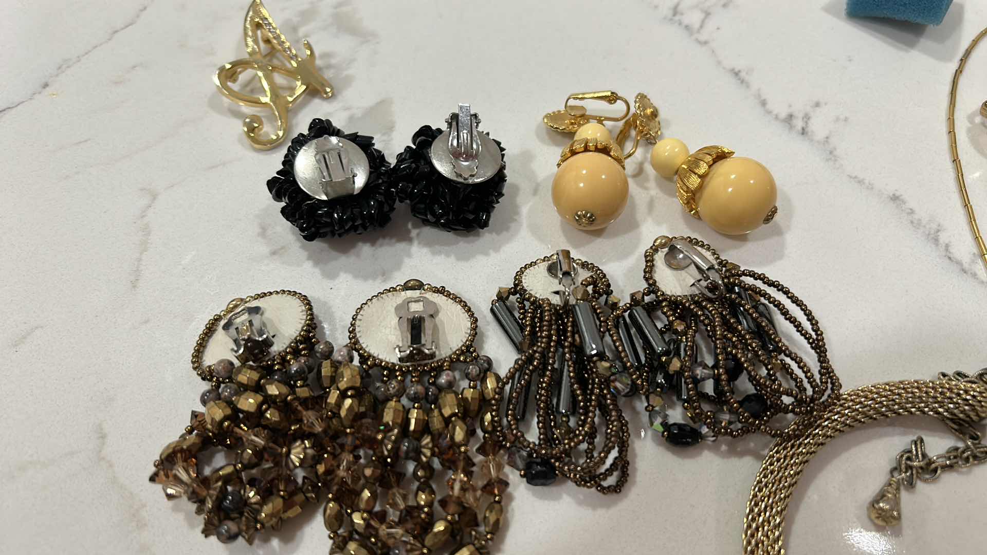 Photo 10 of MISC COSTUME JEWELRY ASSORTMENT AND MENS BULOVA WATCH (NEEDS BATTERY)