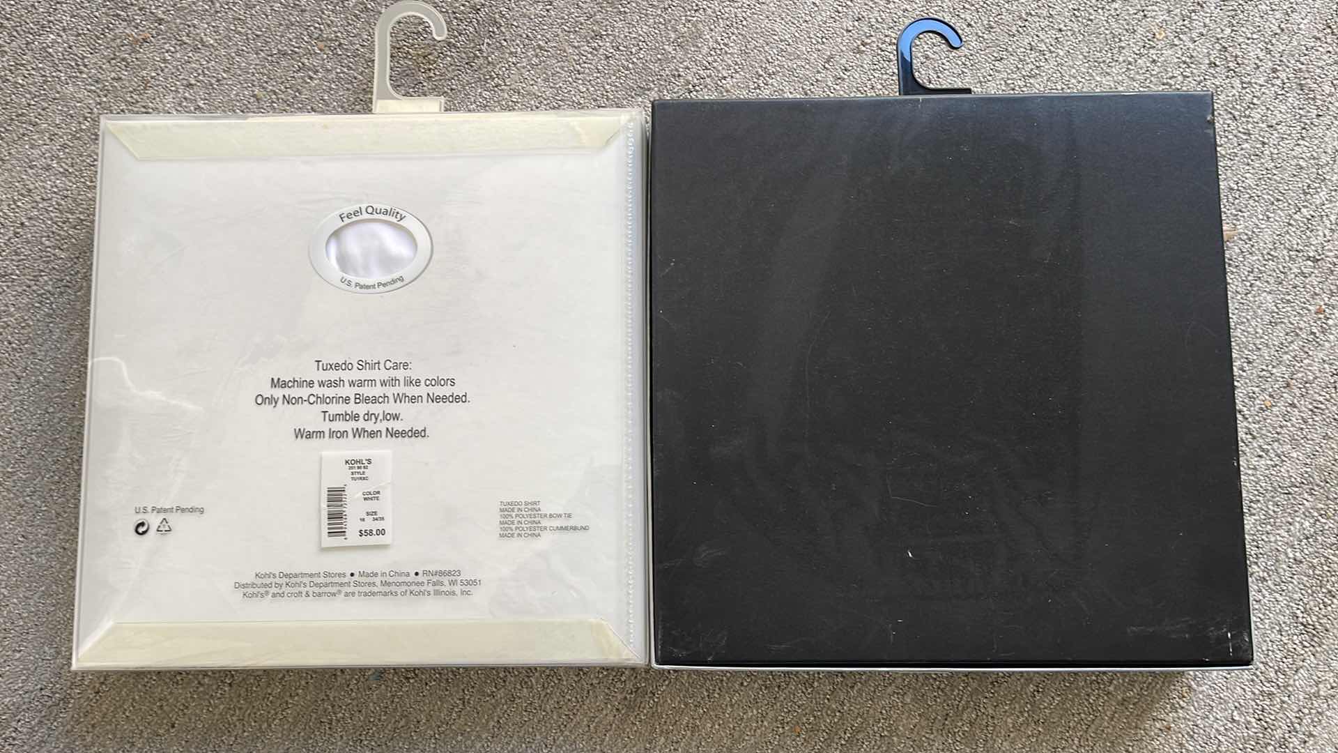 Photo 2 of NIB TUXEDO BOX SETS (2) SIZE MEDIUM 34/35