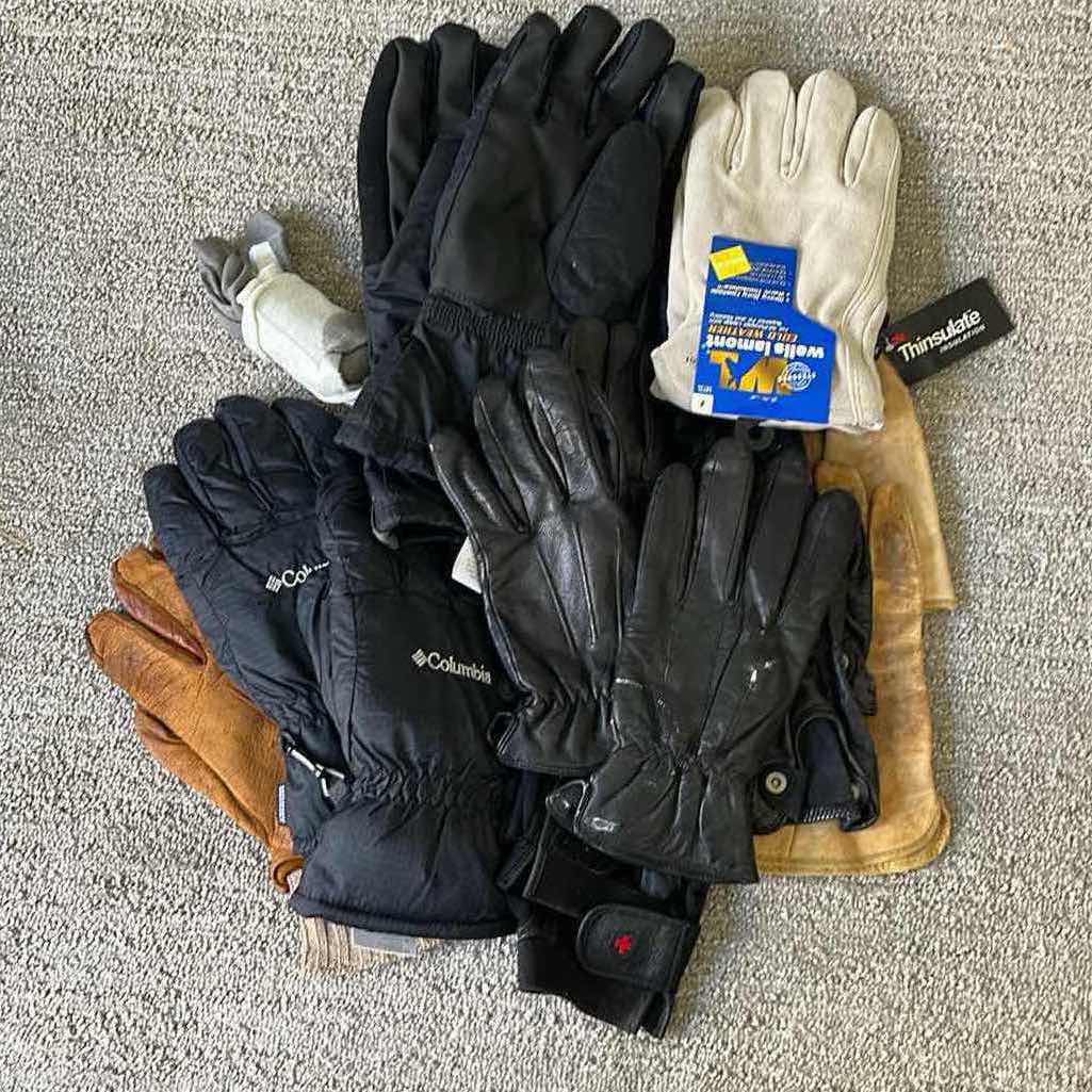 Photo 2 of ASSORTMENT OF GLOVES SIZE LARGE & MEDIUM