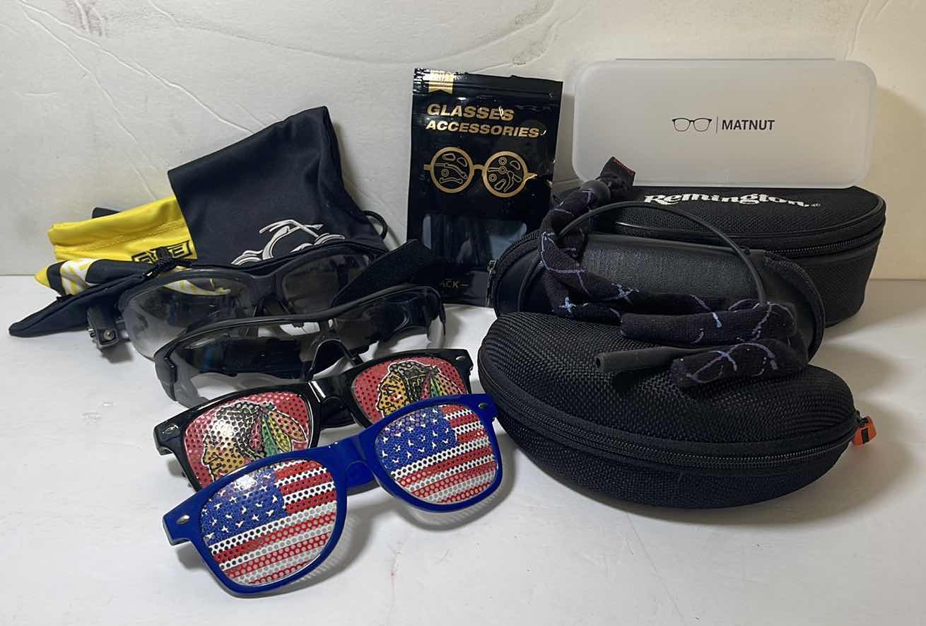 Photo 1 of VARIOUS GLASSES, EMPTY CASES/COVERS & ACCESSORIES