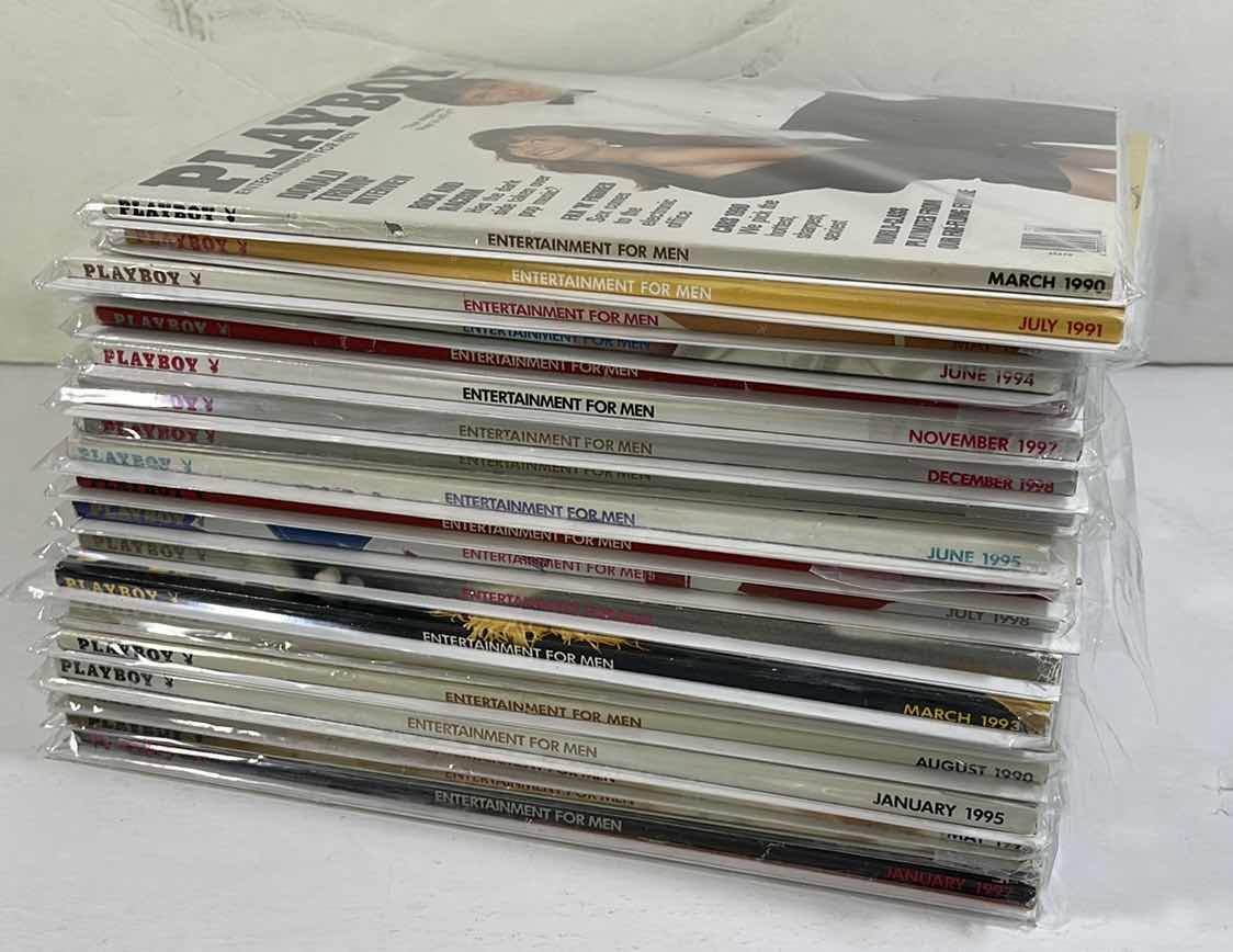 Photo 1 of 20 PLAYBOY MAGAZINES 1990S WITH DONALD TRUMP MARCH 1990 EDITION