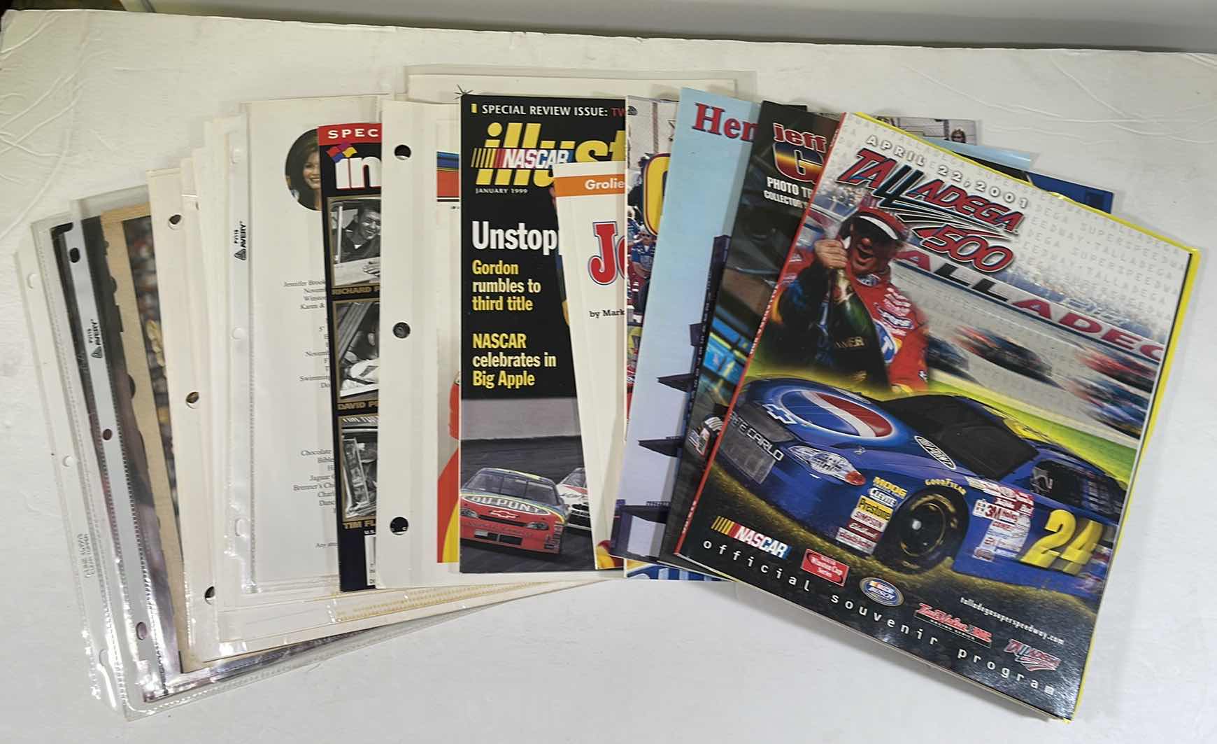 Photo 1 of JEFF GORDON MEMORABILIA WITH VINTAGE MAGAZINES & PHOTOS