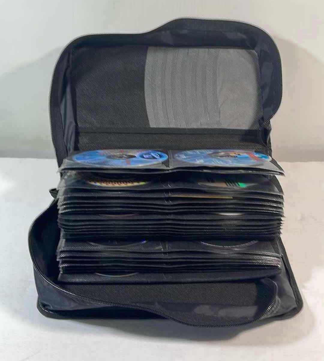 Photo 1 of CONCERT/VIDEO MUSIC CD/DVDS VARIOUS & CASE LOGIC CARRY CASE