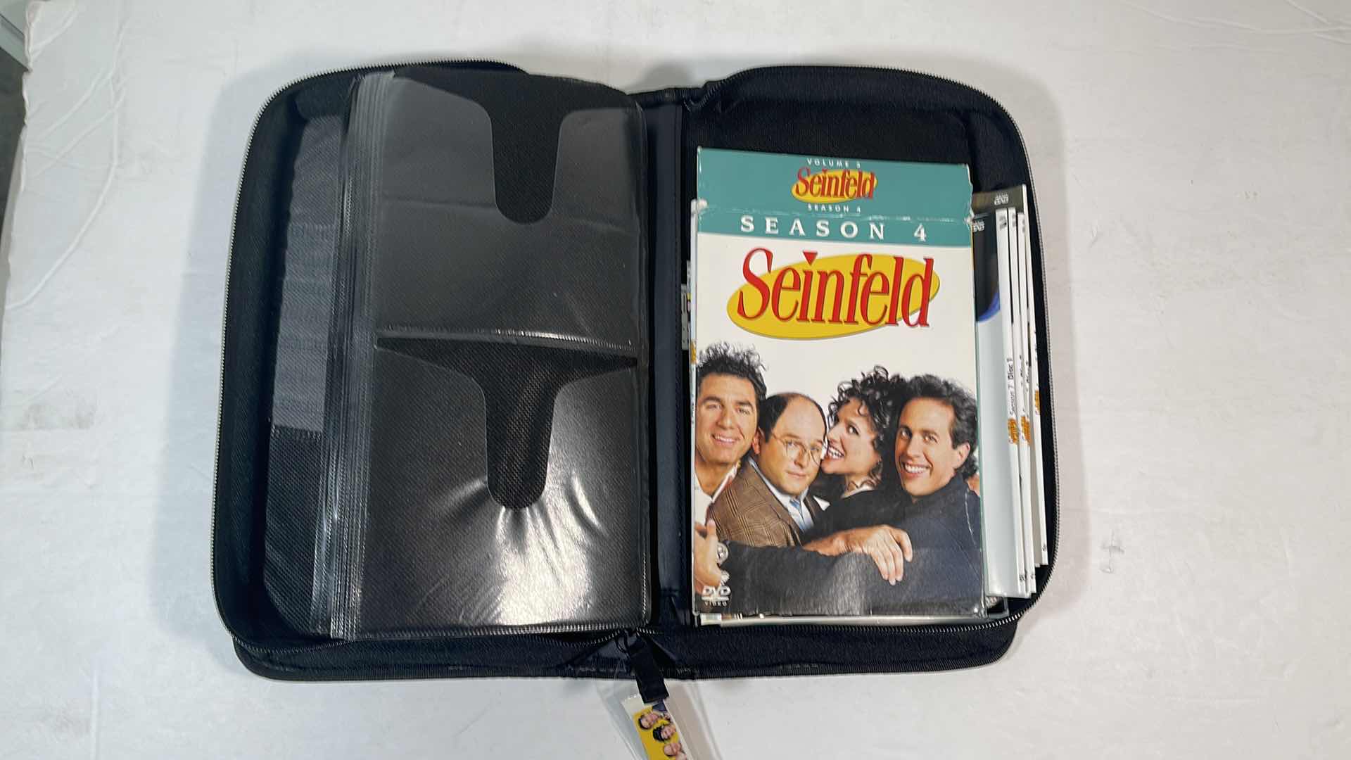 Photo 1 of SEINFELD SERIES DVDS SEASONS 1-9 PLUS BONUS DVDS & CARRY CASE