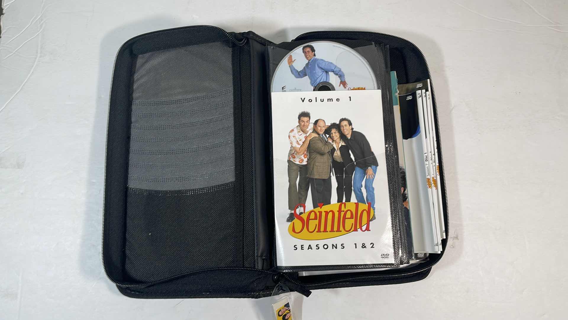 Photo 1 of SEINFELD SERIES DVDS SEASONS 1-9 PLUS BONUS DVDS & CARRY CASE