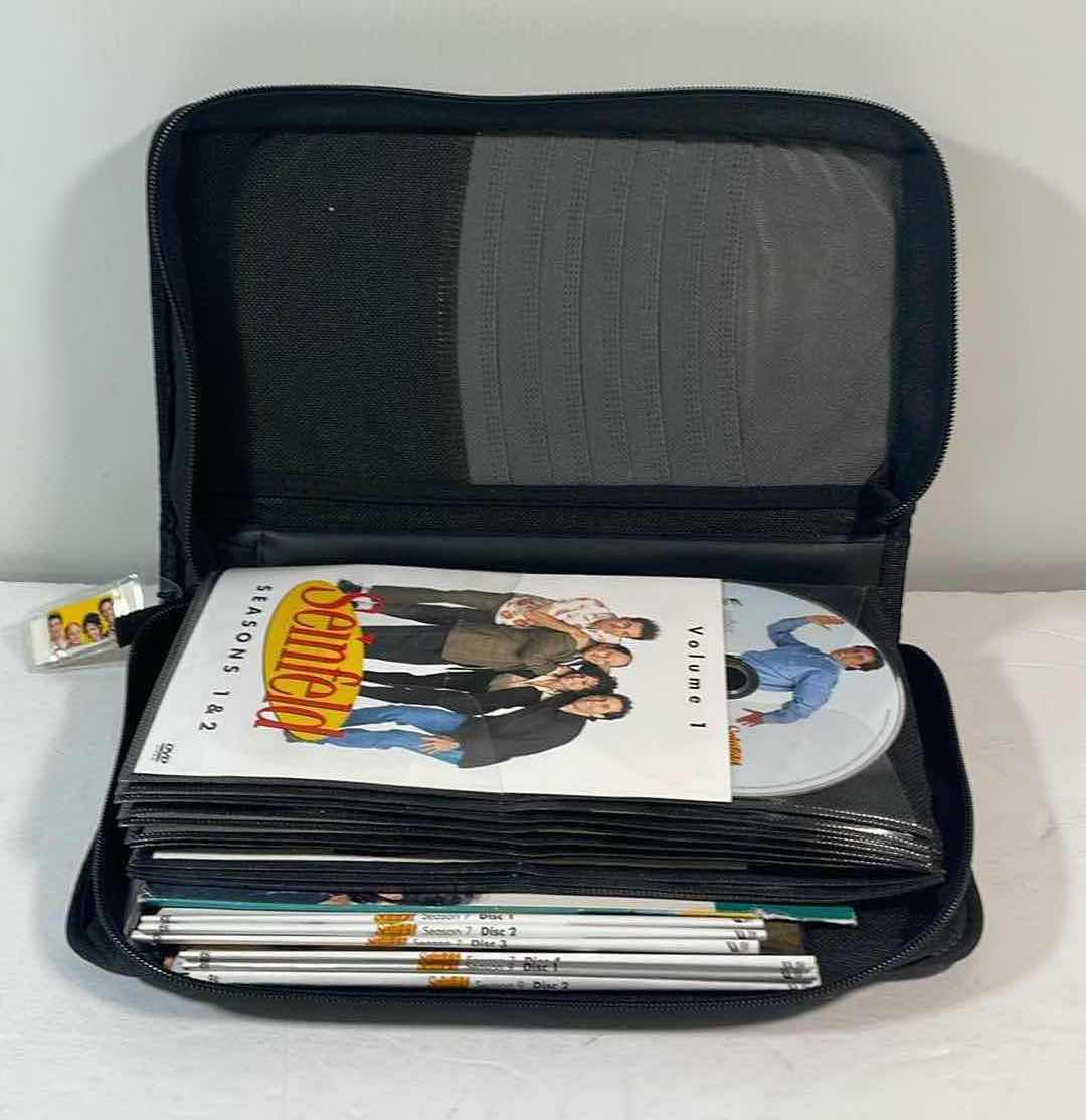Photo 1 of SEINFELD SERIES DVDS SEASONS 1-9 PLUS BONUS DVDS & CARRY CASE