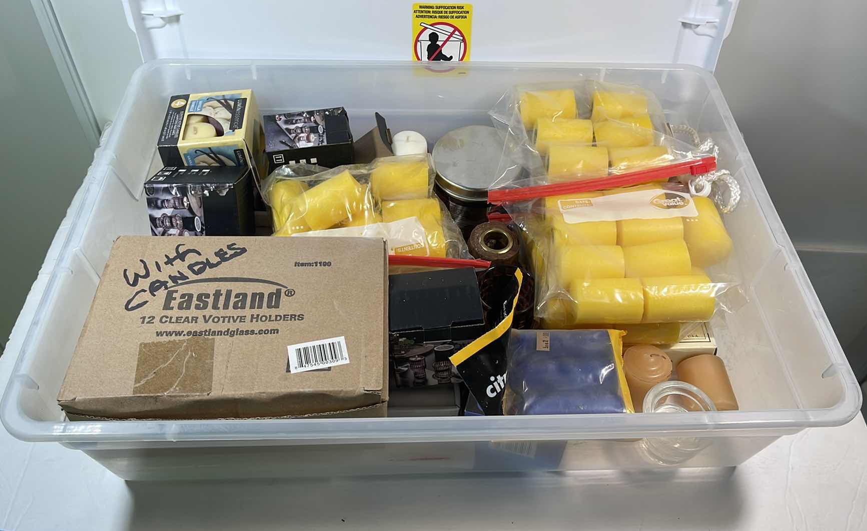 Photo 1 of LARGE TOTE ASSORTED CANDLE BOX