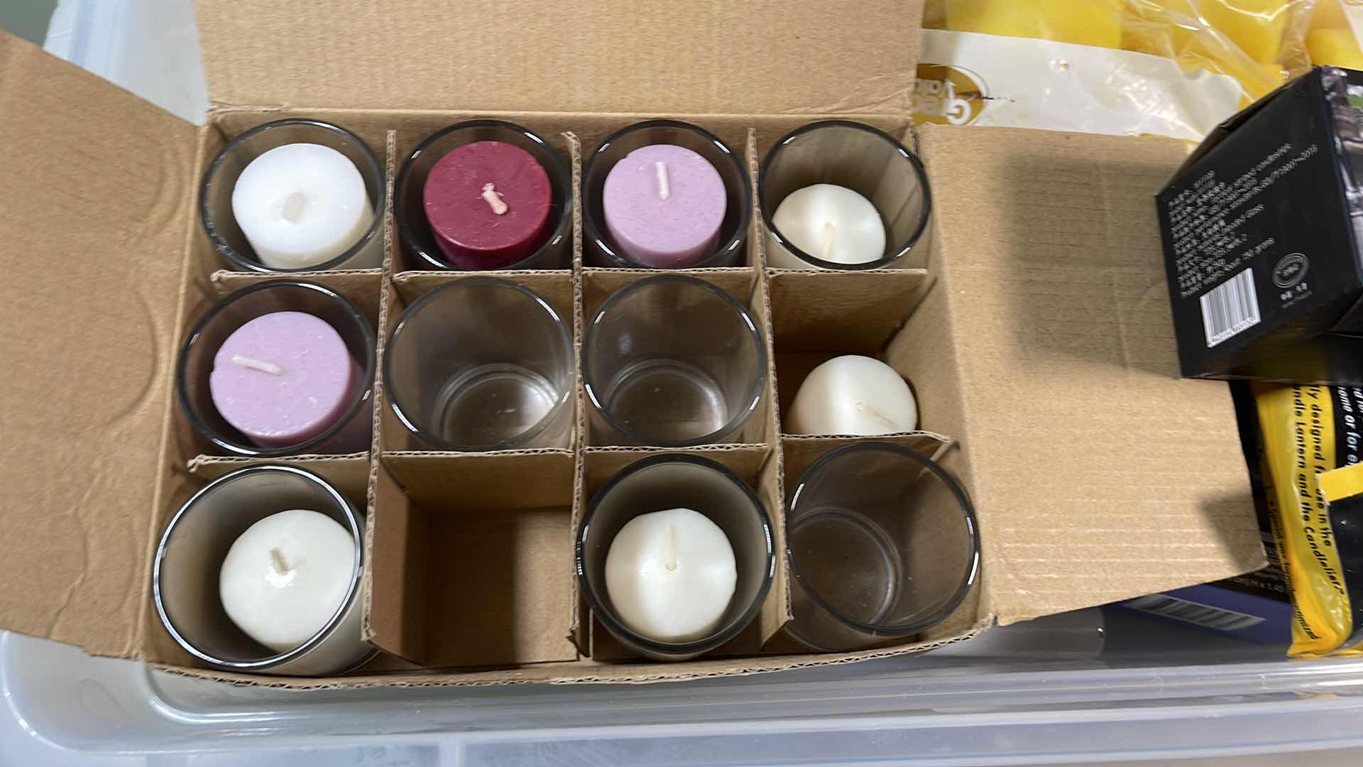 Photo 1 of LARGE TOTE ASSORTED CANDLE BOX