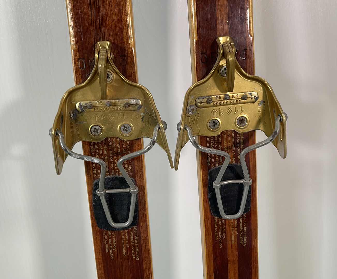 View 3 of BONNA MODEL 2400 NORDIC CROSS CONTRY SKIS H81” WITH TROLL BINDING