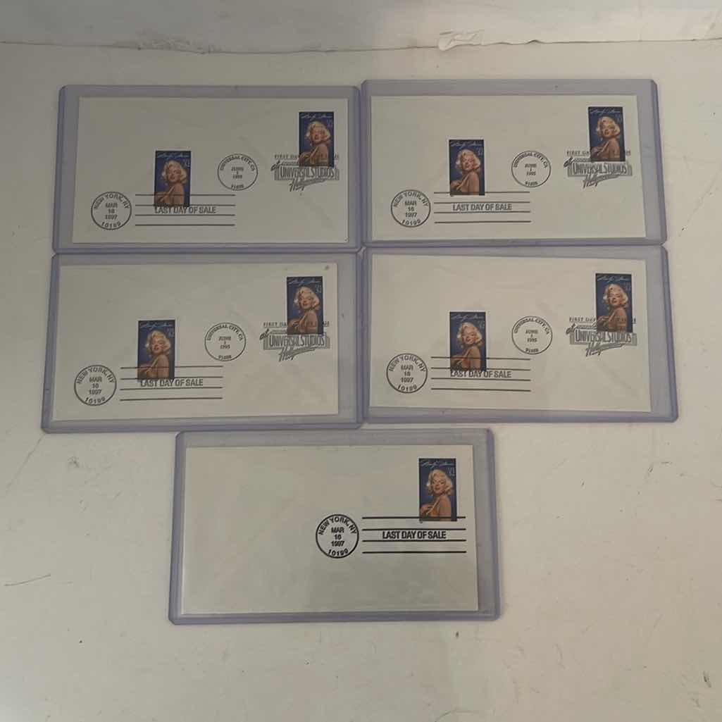 Photo 1 of MARILYNN MONROE COMMEMORATIVE FIRST DAY ISSUE STAMP & ENVELOPE (5)