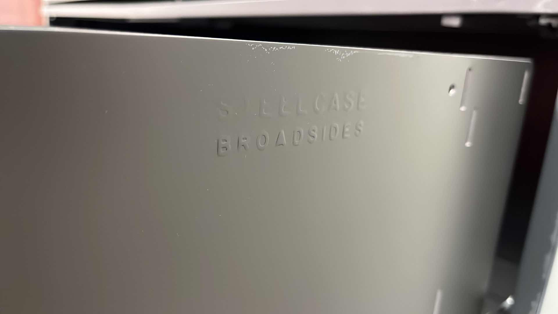 Photo 8 of STEELCASE BROADSIDES 5 DRAWER GRAY METAL LATERAL FILE CABINET 42” X 18” H64.5”