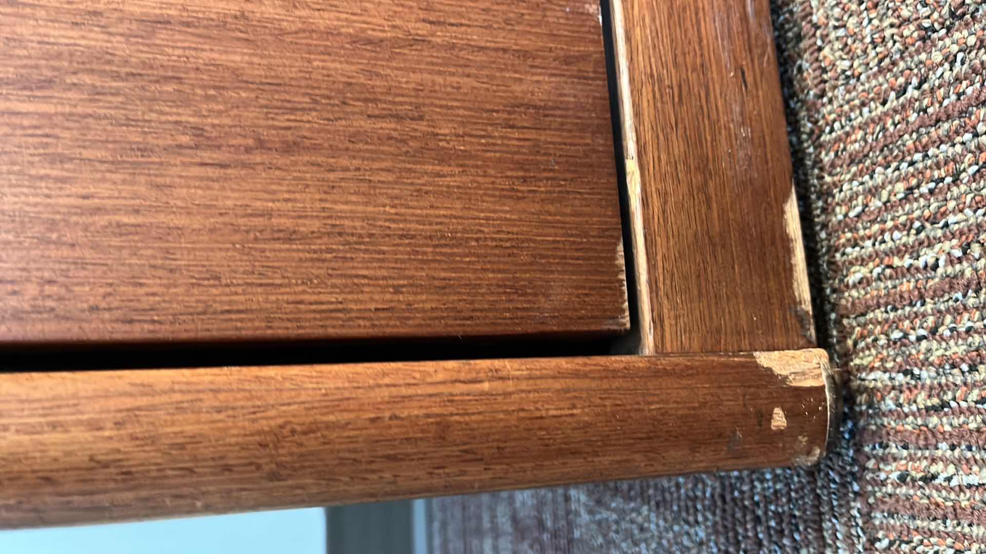 Photo 1 of STEELCASE MAHOGANY SOLID WOOD 2 DRAWER LATERAL FILE CABINET 45” X 20” H29.5”