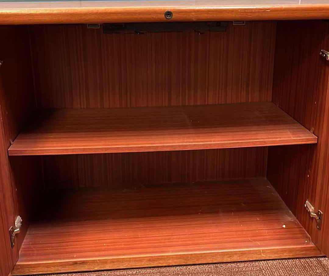 Photo 1 of STEELCASE MAHOGANY SOLID WOOD 6 DRAWER 2 DOOR  CABINET 70” X 20” H29”