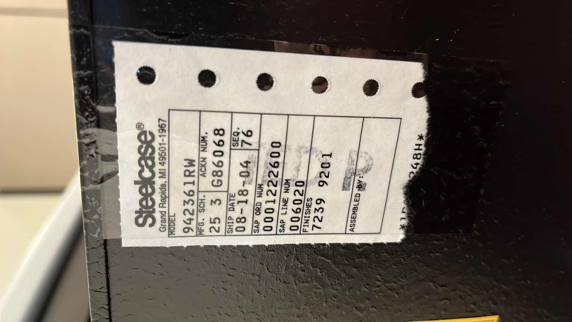 Photo 1 of STEELCASE GRAY METAL LATERAL FILE CABINET W REMOVABLE COUNTER TOP 42” X 18.75” H43”