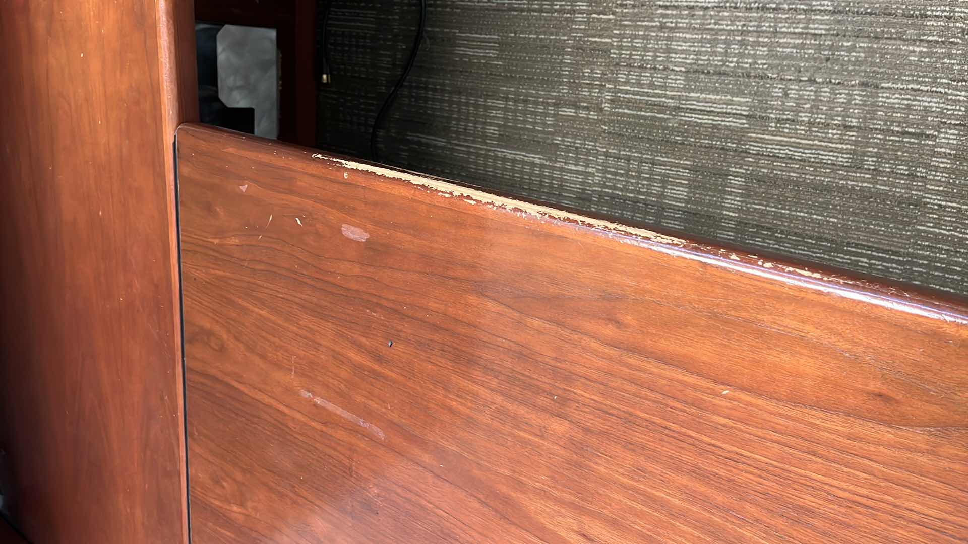 Photo 1 of STEELCASE MAHOGANY SOLID WOOD 2 DRAWER LATERAL FILE CABINET 45” X 20” H29.5”