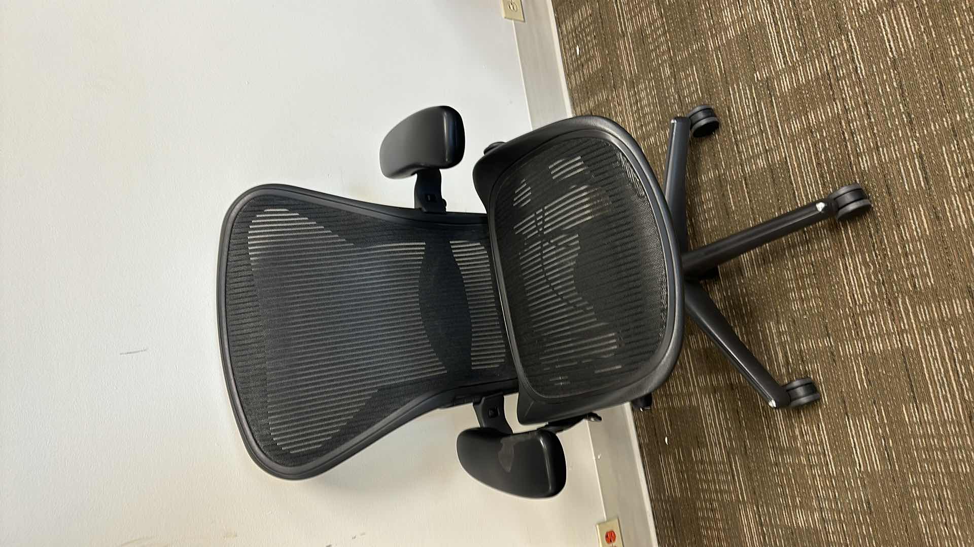 Photo 5 of BLACK SWIVEL AND ADJUSTABLE OFFICE CHAIR