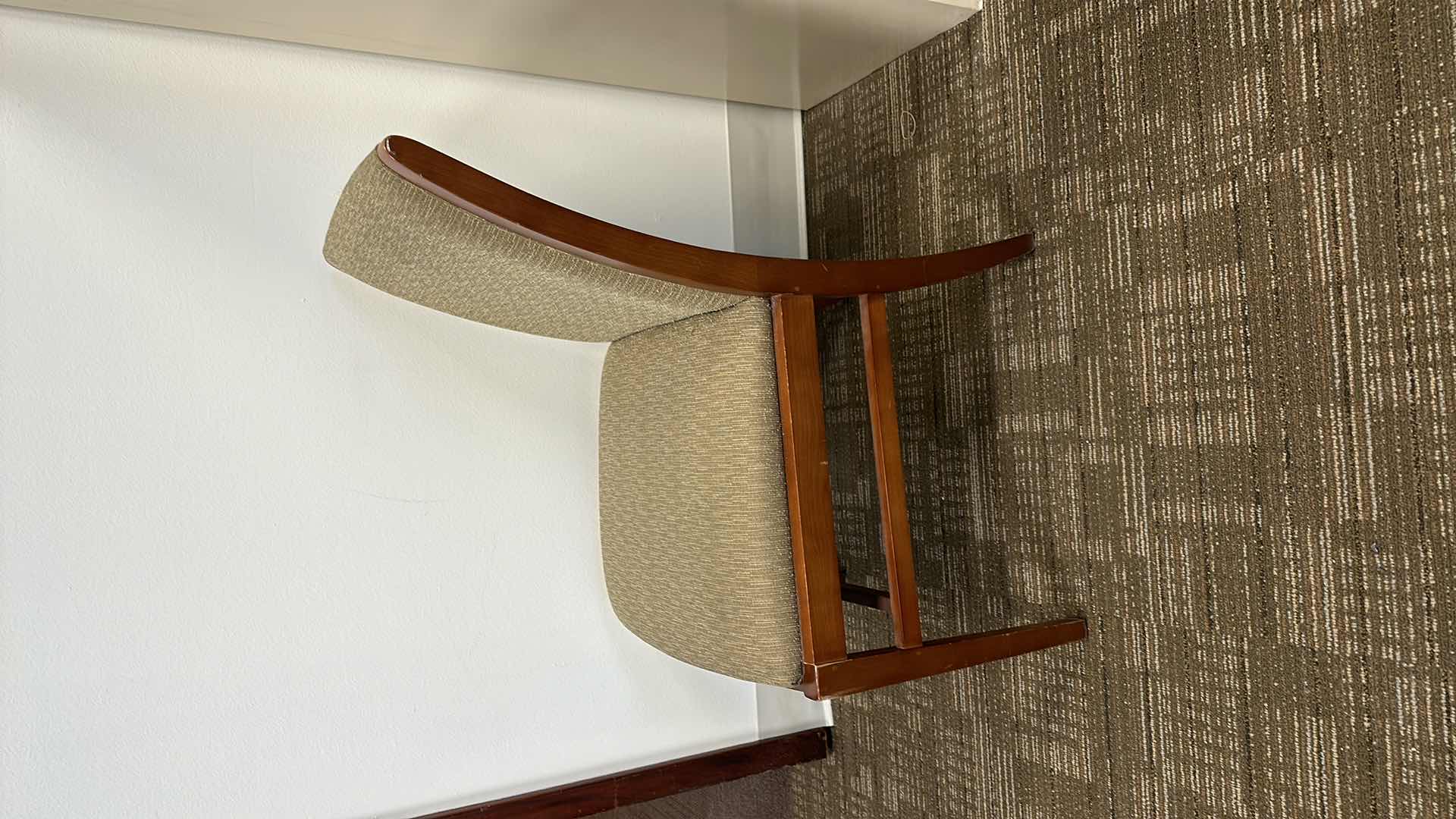 Photo 1 of WOOD UPHOLSTERED CHAIR H33”