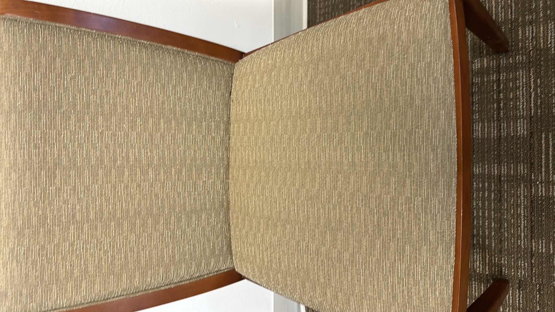 Photo 1 of WOOD UPHOLSTERED CHAIR H33”