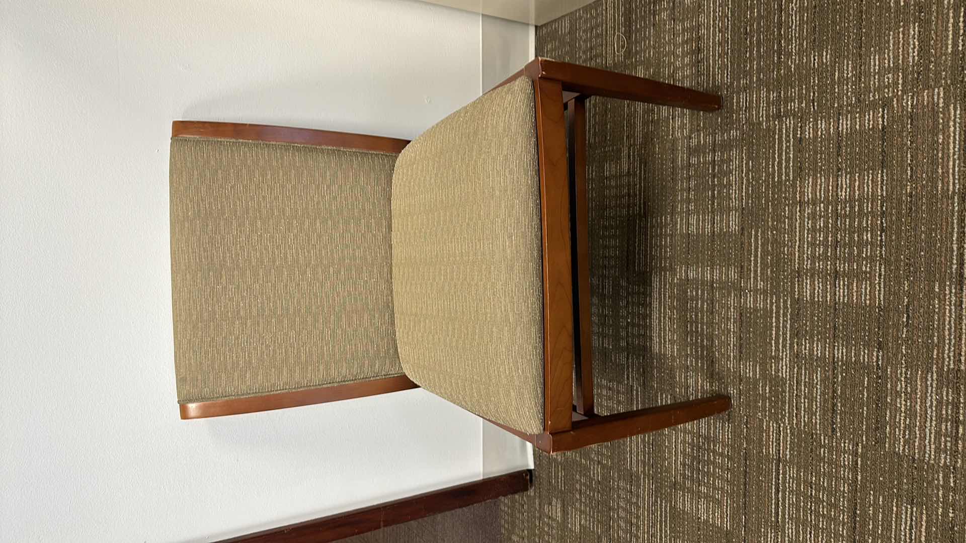 Photo 1 of WOOD UPHOLSTERED CHAIR H33”