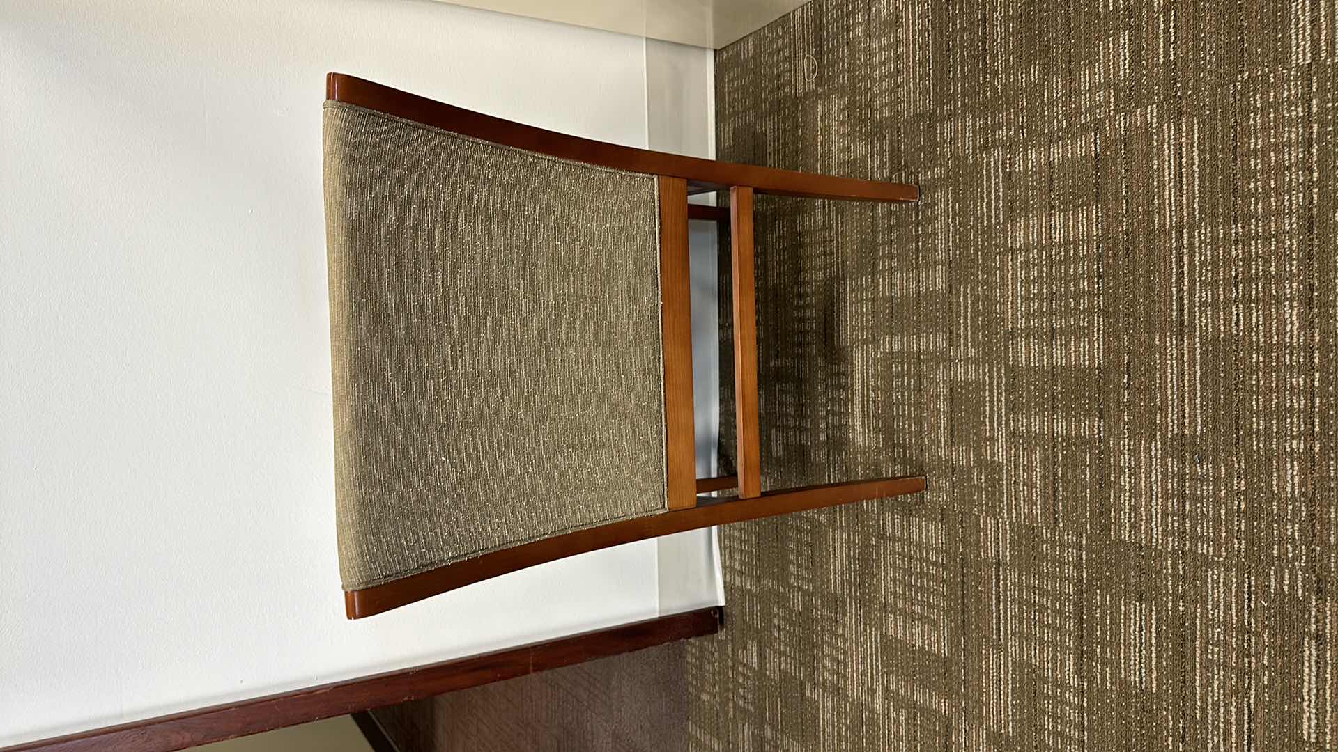 Photo 1 of WOOD UPHOLSTERED CHAIR H33”