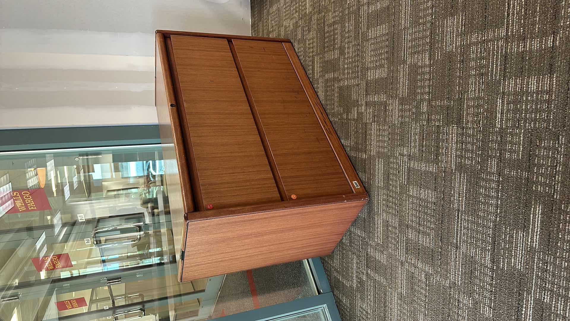 Photo 1 of FILE CABINET TWO METAL DRAWERS 45”X 20”X 29”