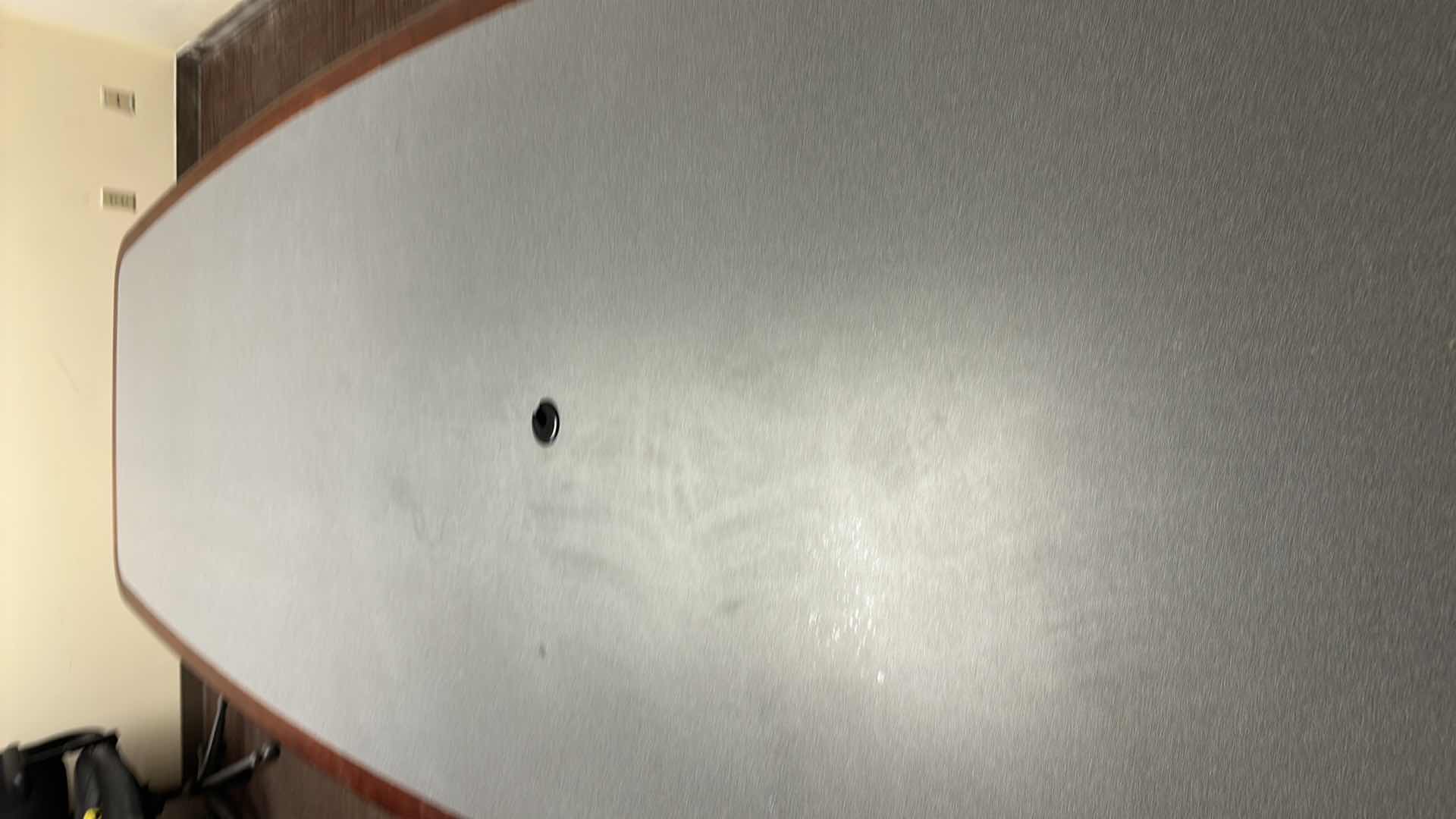 Photo 1 of WOOD TOP CONFERENCE TABLE 9FT10”X4FT X28”