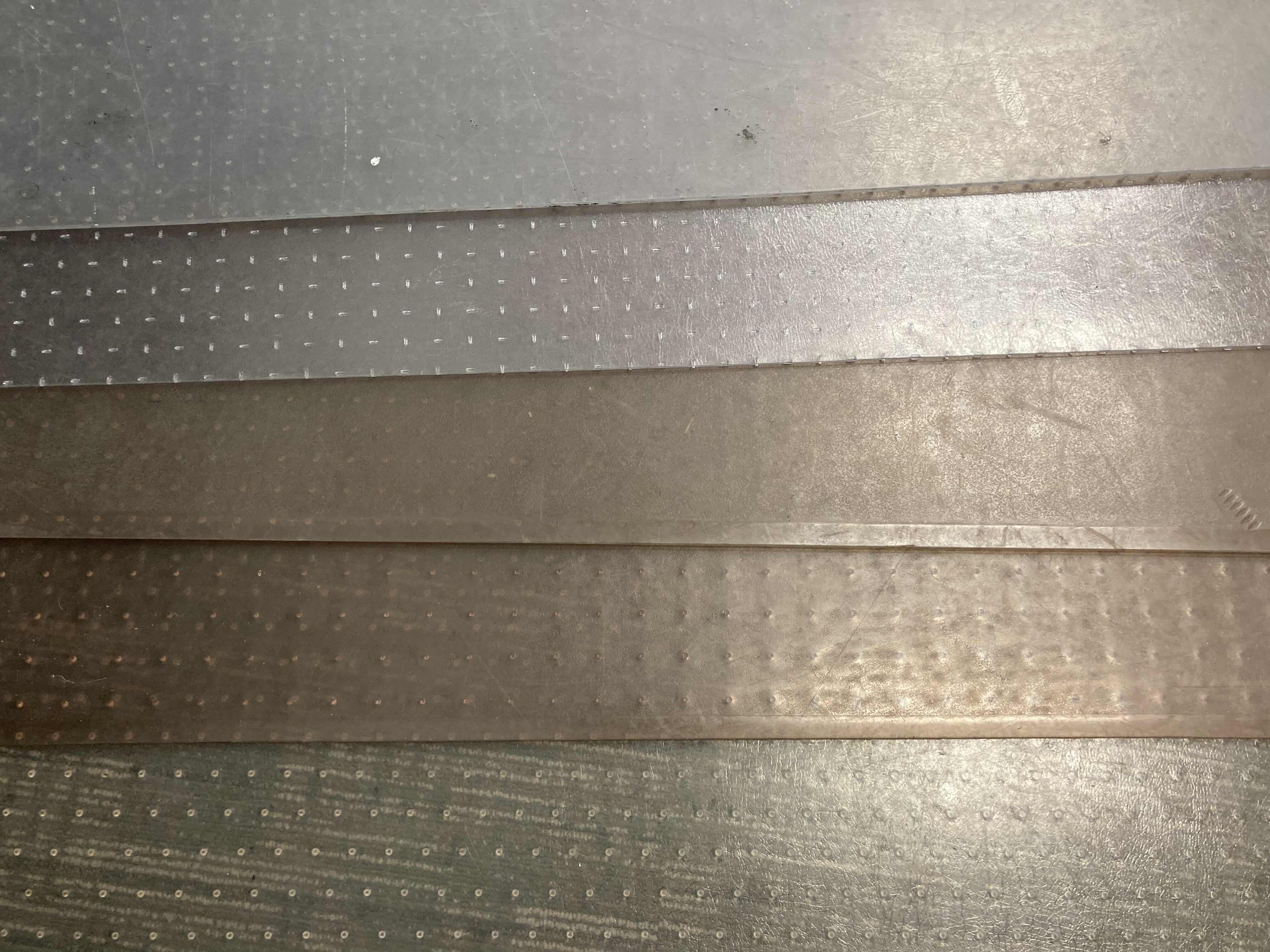 Photo 4 of OFFICE CHAIR PLASTIC MATS (5) 60” X 45.5” & 55” X 48”