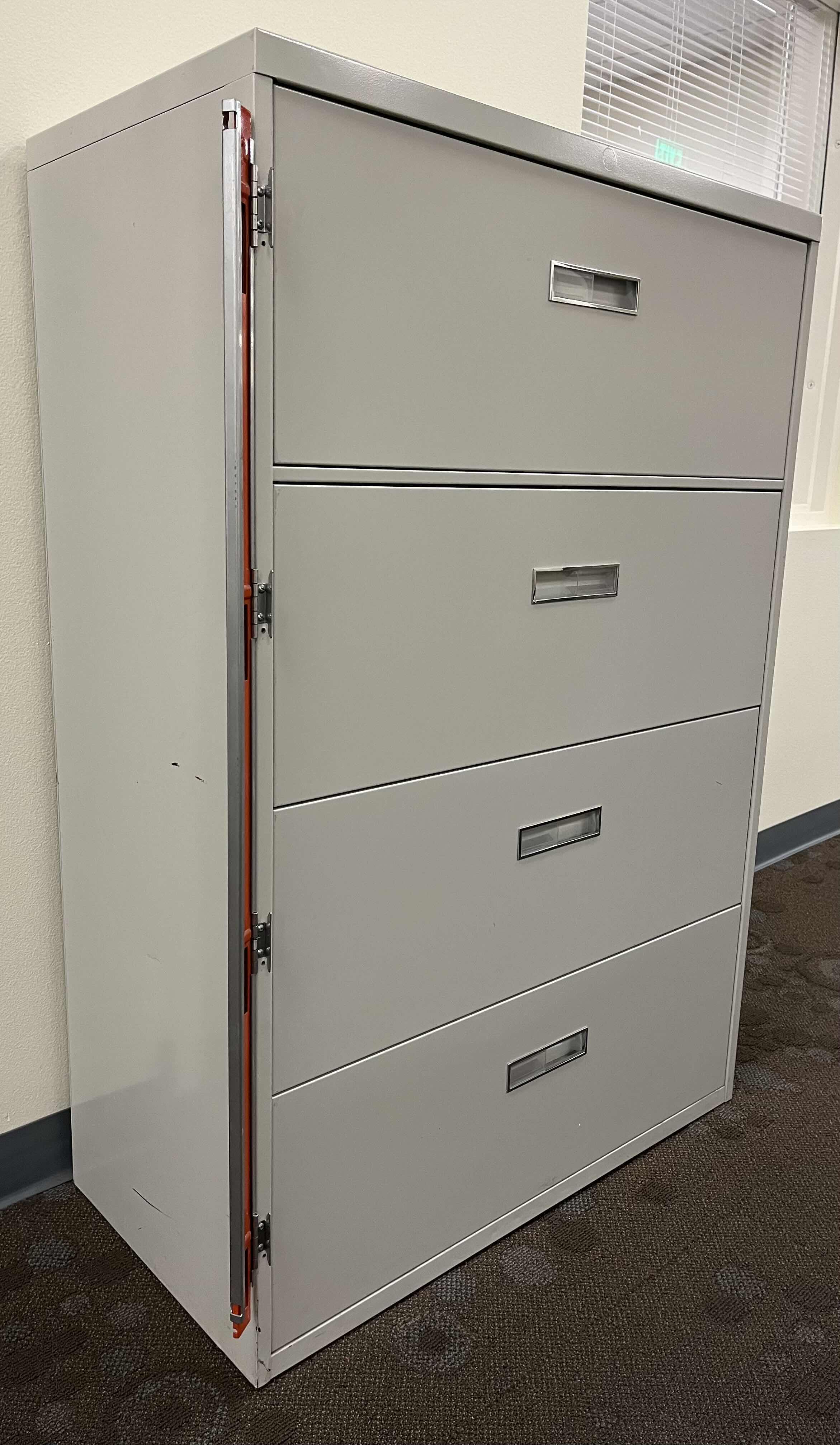 Photo 1 of METAL 4 DRAWER LATERAL FILE CABINET 36” X 18” H52.5”