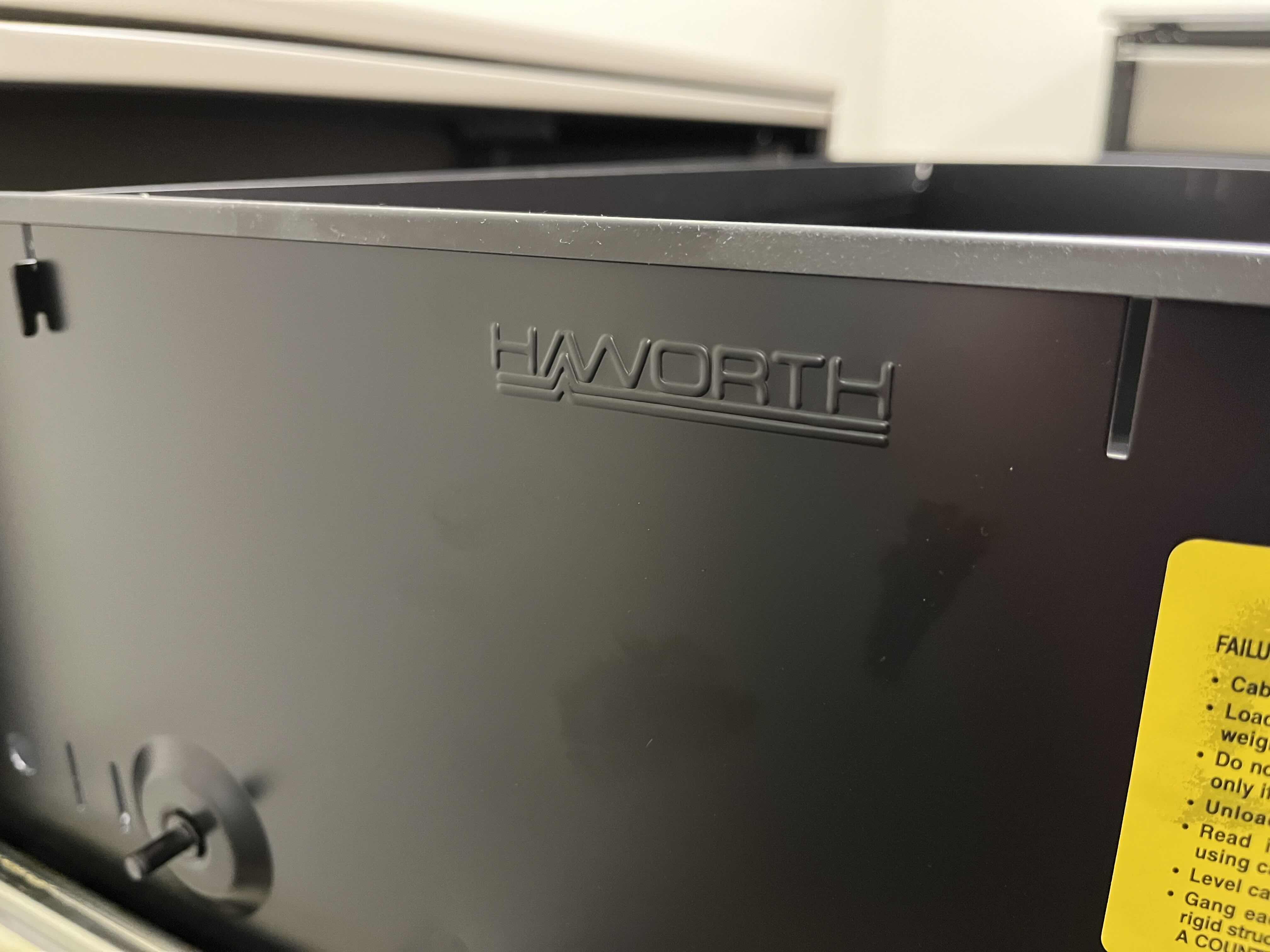 Photo 1 of HAWORTH 5 DRAWER METAL ROLLOUT LATERAL FILE CABINET 36” X 18” H62.5”