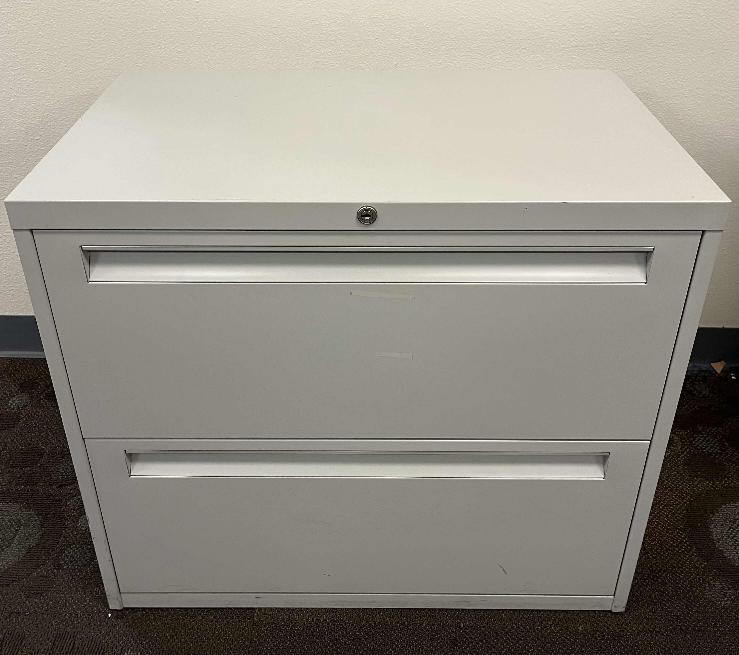 Photo 1 of STEELCASE METAL 2 DRAWER LATERAL FILE CABINET 30” X 18” H27”